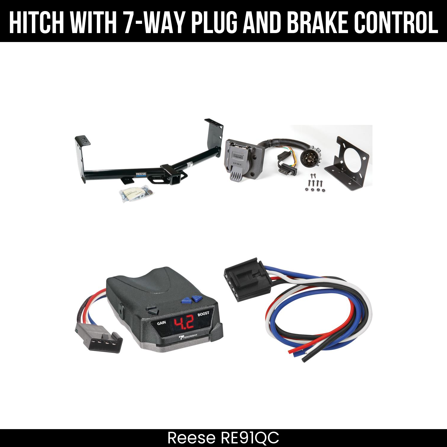 Trailer Hitch , 7-Way , Tekonsha Brake EVN Control