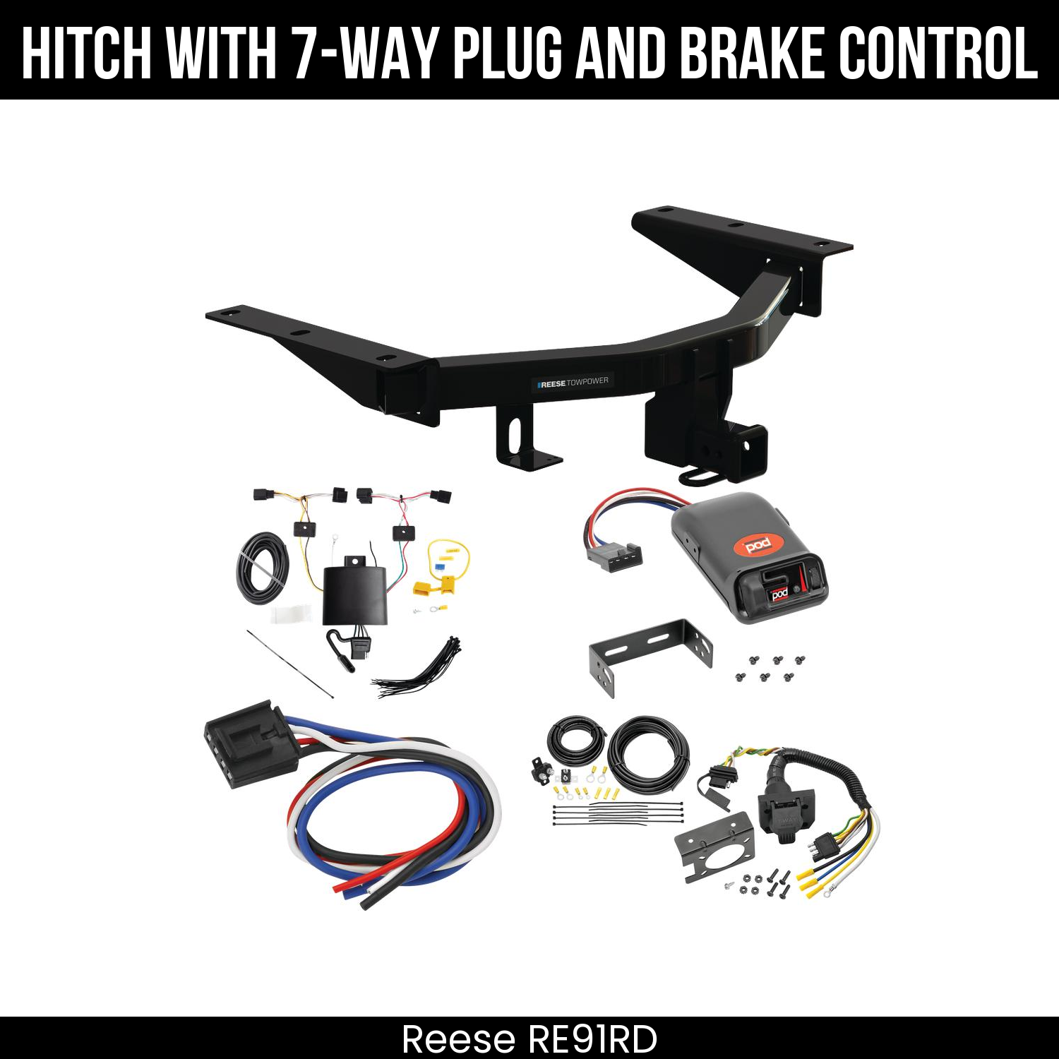 Trailer Hitch , 7-Way , Pro Series POD Brake Control