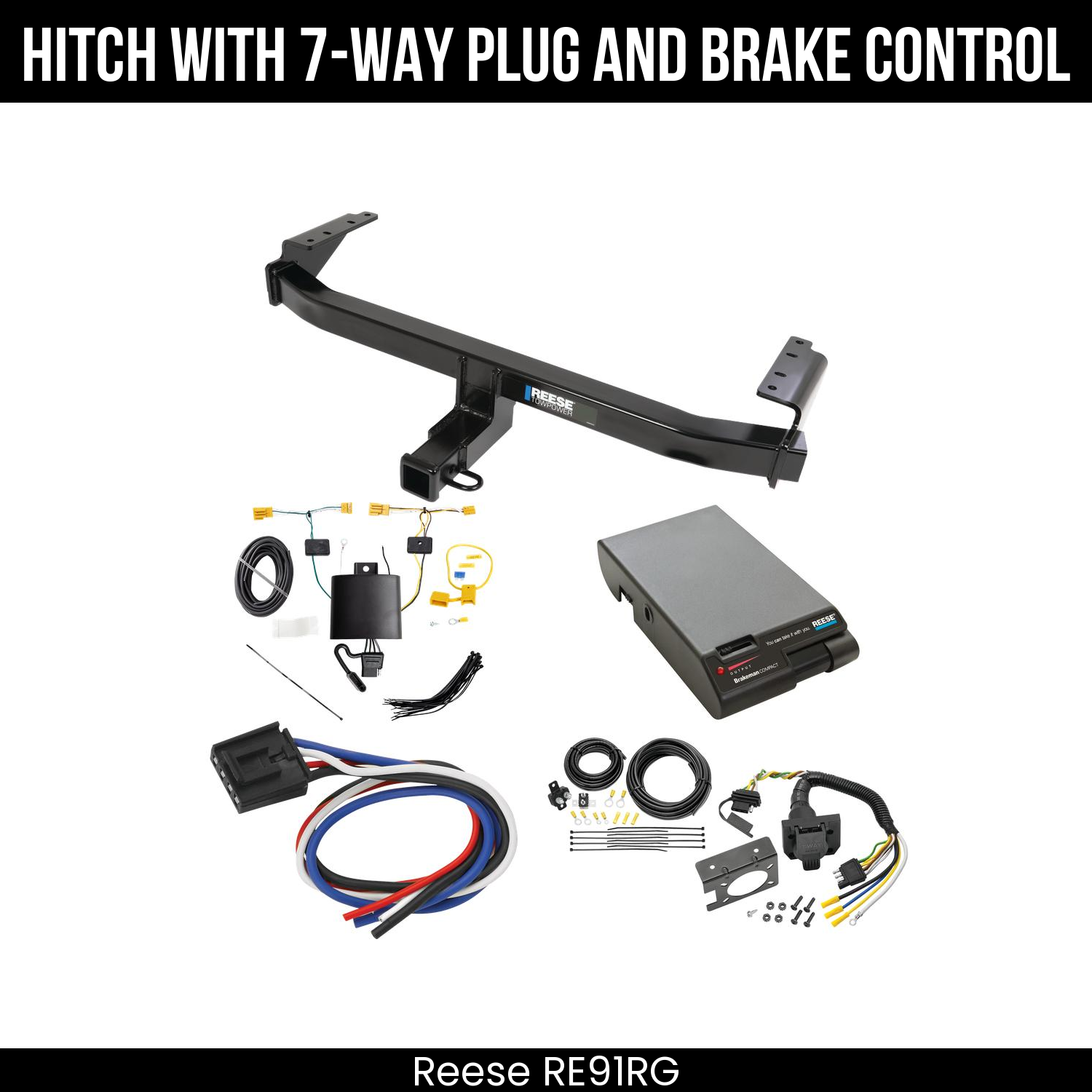 Trailer Hitch , 7-Way , Reese Brakeman Brake Control