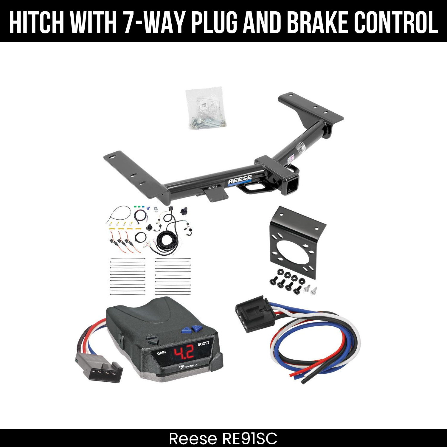 Trailer Hitch , 7-Way , Tekonsha Brake EVN Control