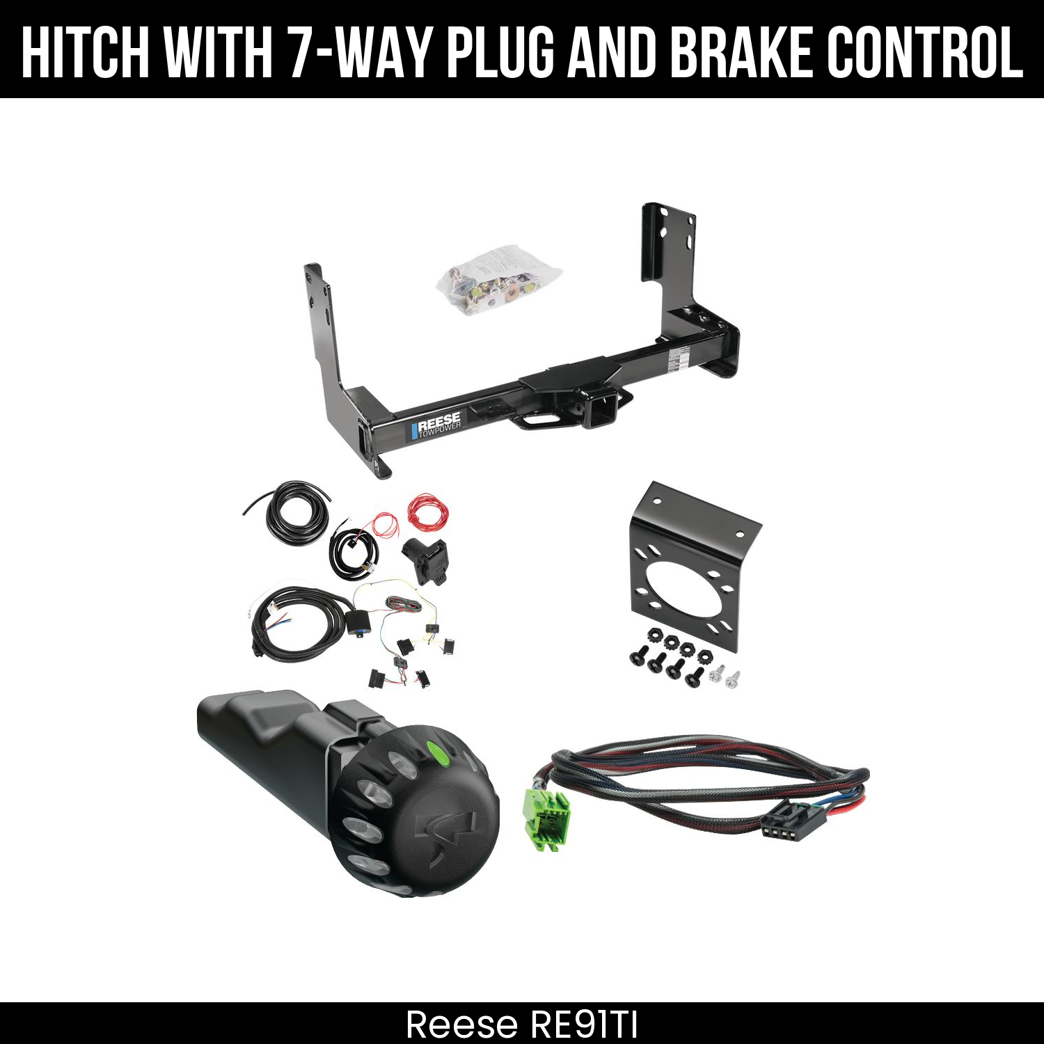 Trailer Hitch , 7-Way , Tekonsha Voyager iD Smart Brake Control