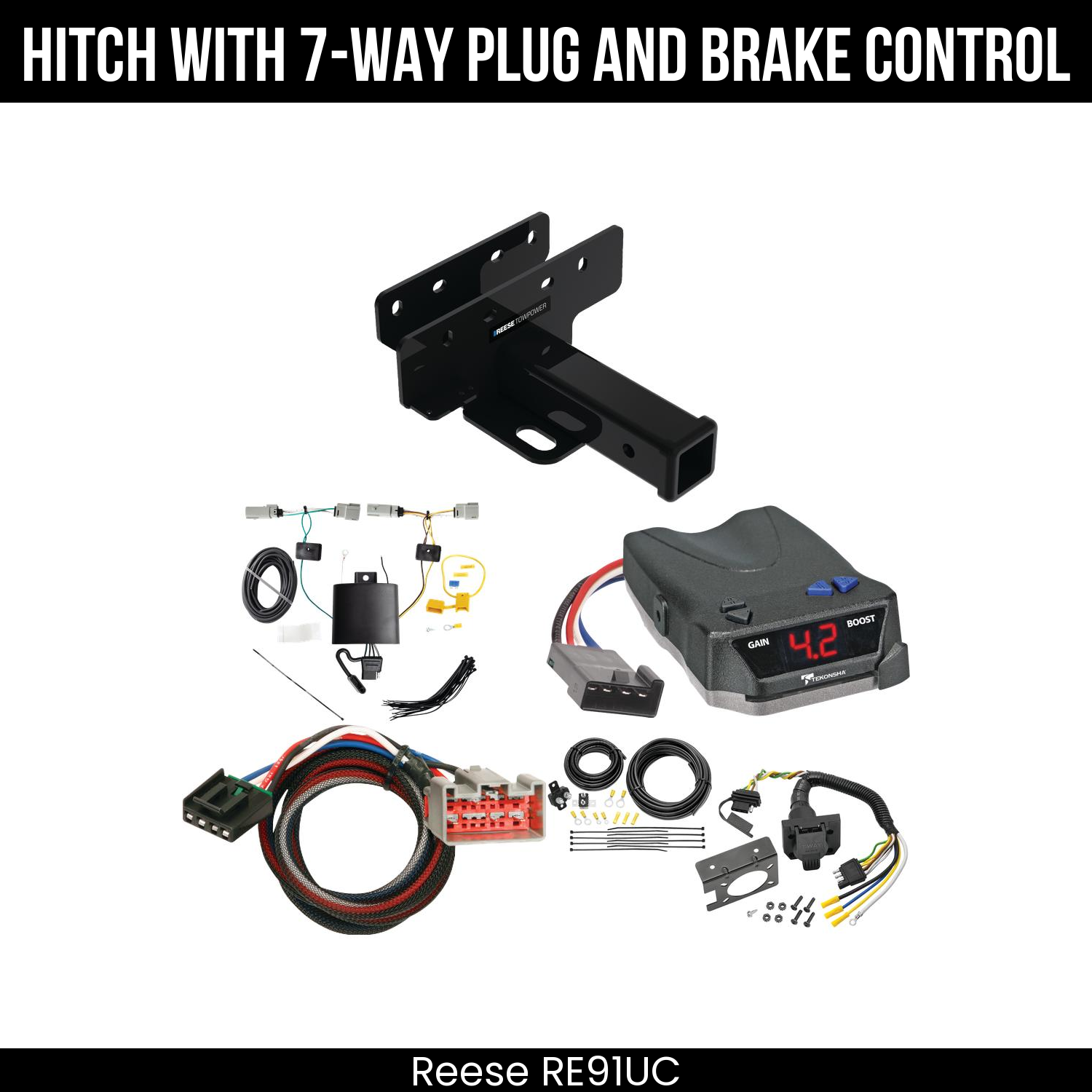 Trailer Hitch , 7-Way , Tekonsha Brake EVN Control
