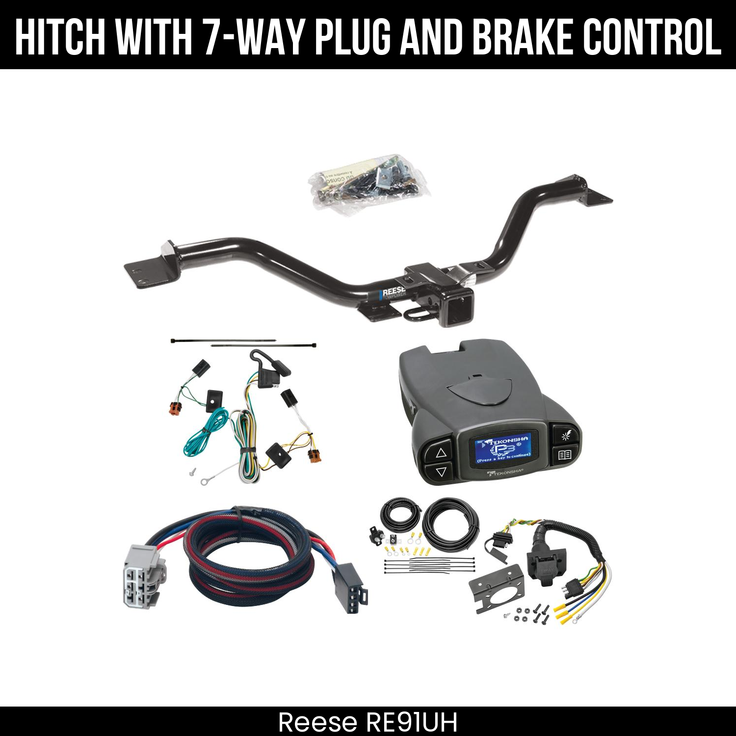 Trailer Hitch , 7-Way , Tekonsha Prodigy P3 Brake Control