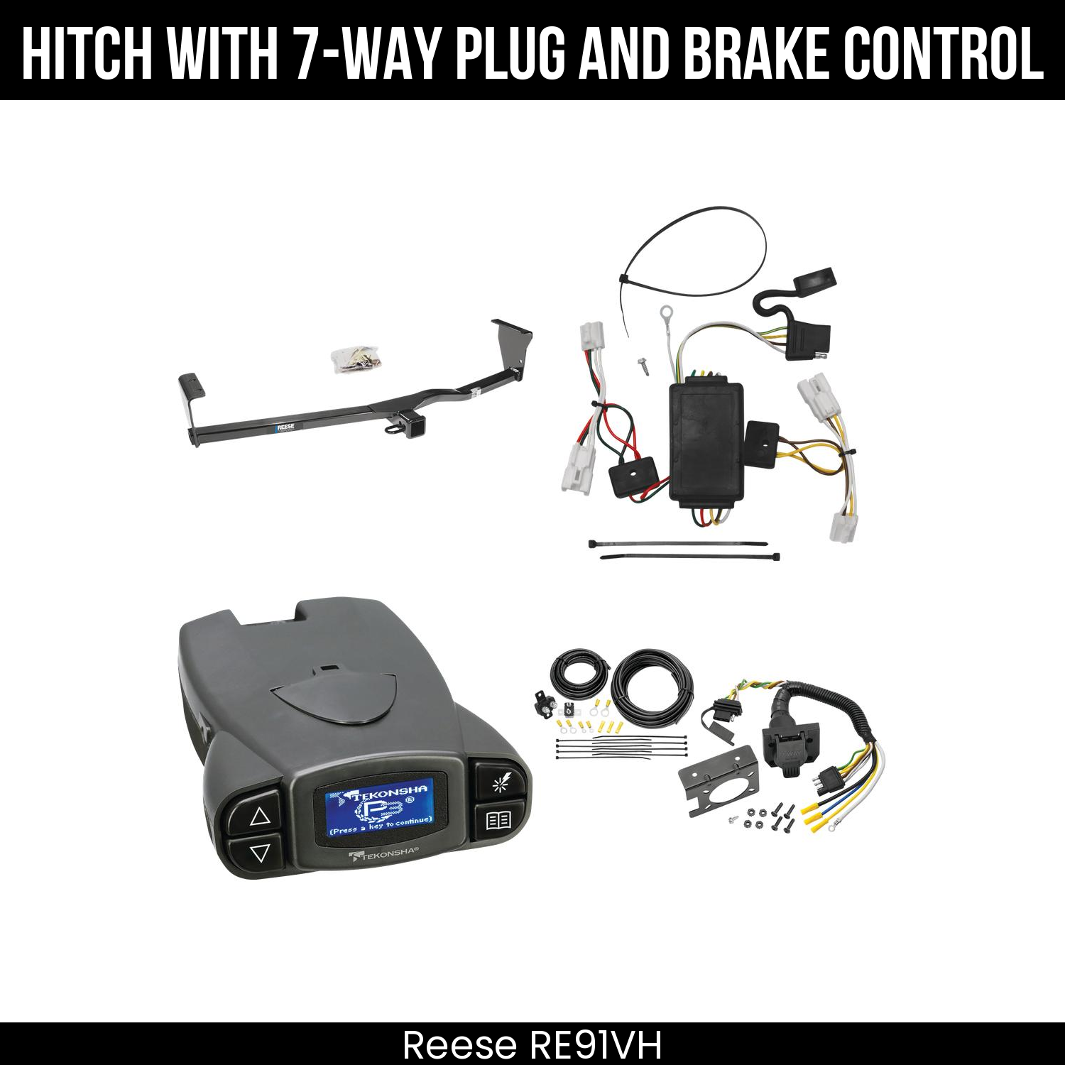 Trailer Hitch , 7-Way , Tekonsha Prodigy P3 Brake Control