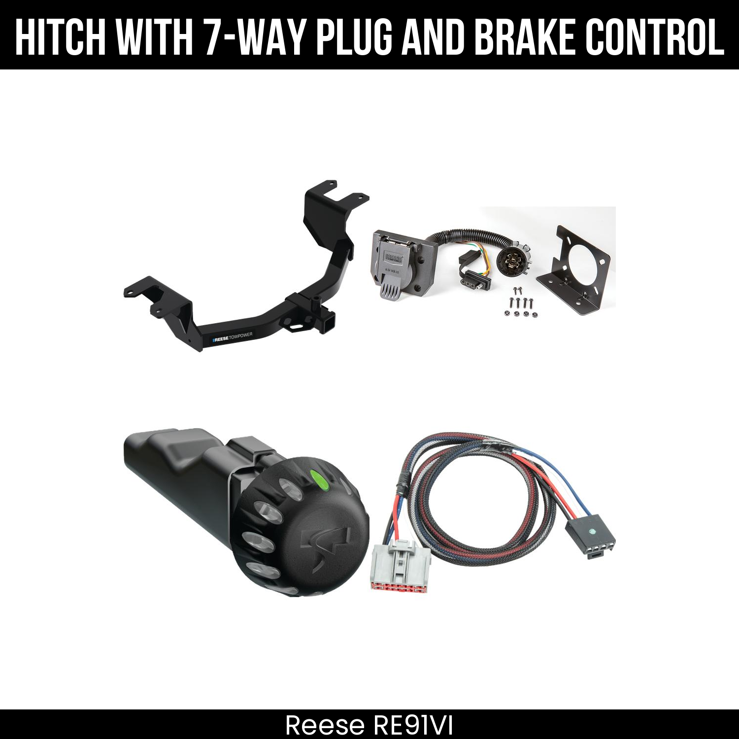 Trailer Hitch , 7-Way , Tekonsha Voyager iD Smart Brake Control