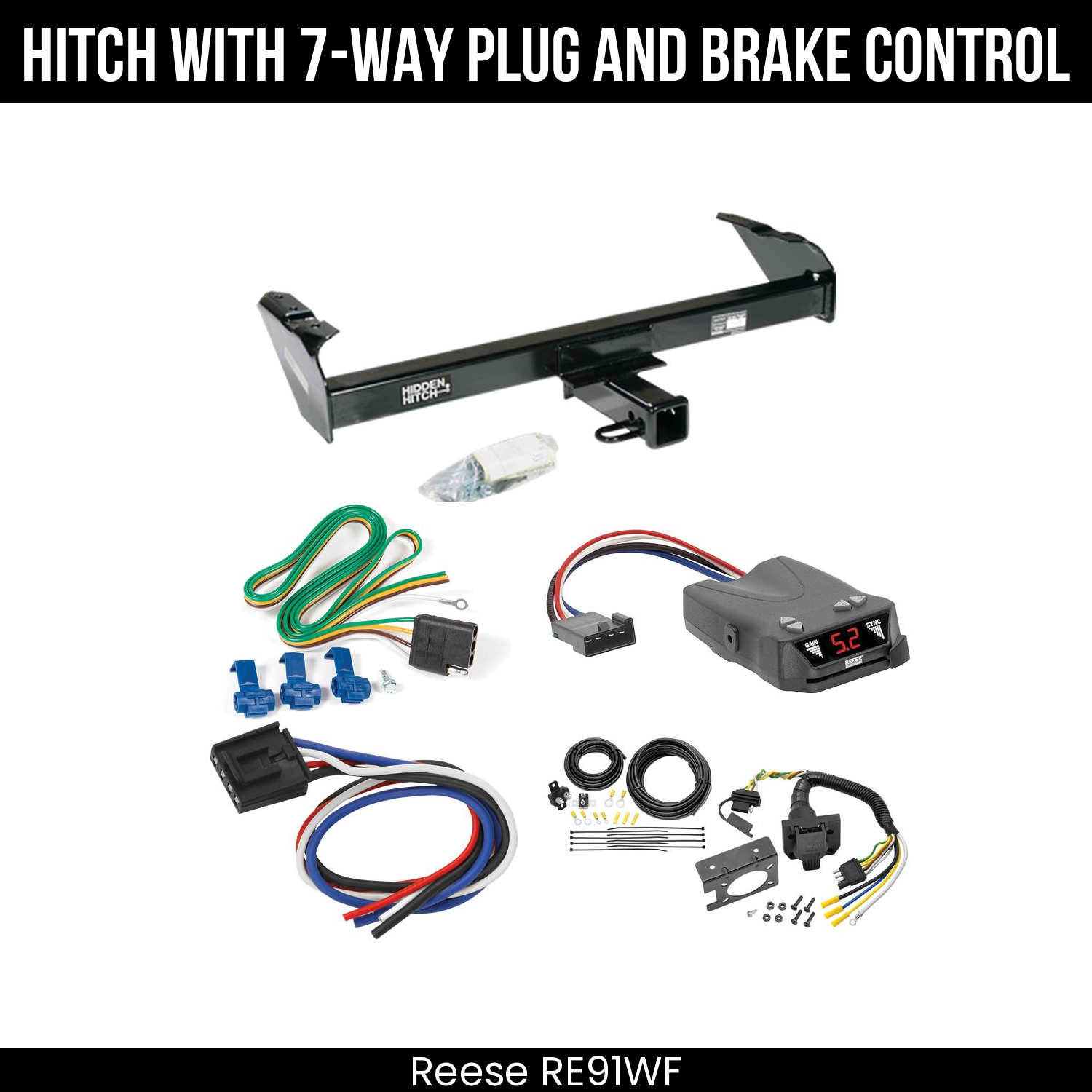 Trailer Hitch , 7-Way , Reese Brakeman IV Brake Control