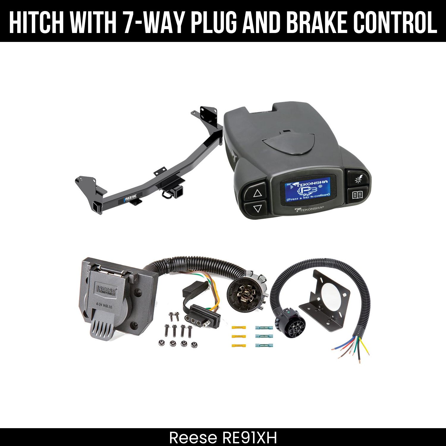 Trailer Hitch , 7-Way , Tekonsha Prodigy P3 Brake Control