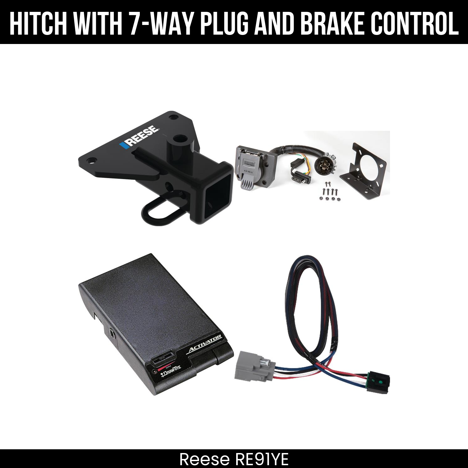 Trailer Hitch , 7-Way , Draw-Tite Activator Brake Control