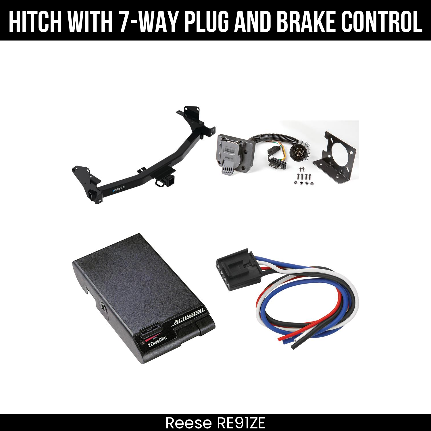 Trailer Hitch , 7-Way , Draw-Tite Activator Brake Control