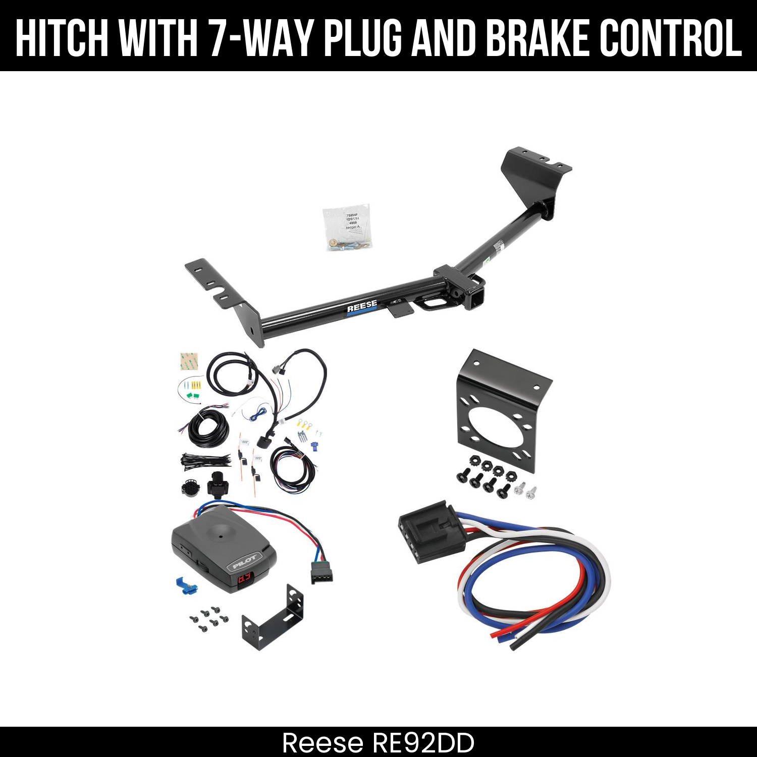 Trailer Hitch , 7-Way , Pro Series Pilot Brake Control
