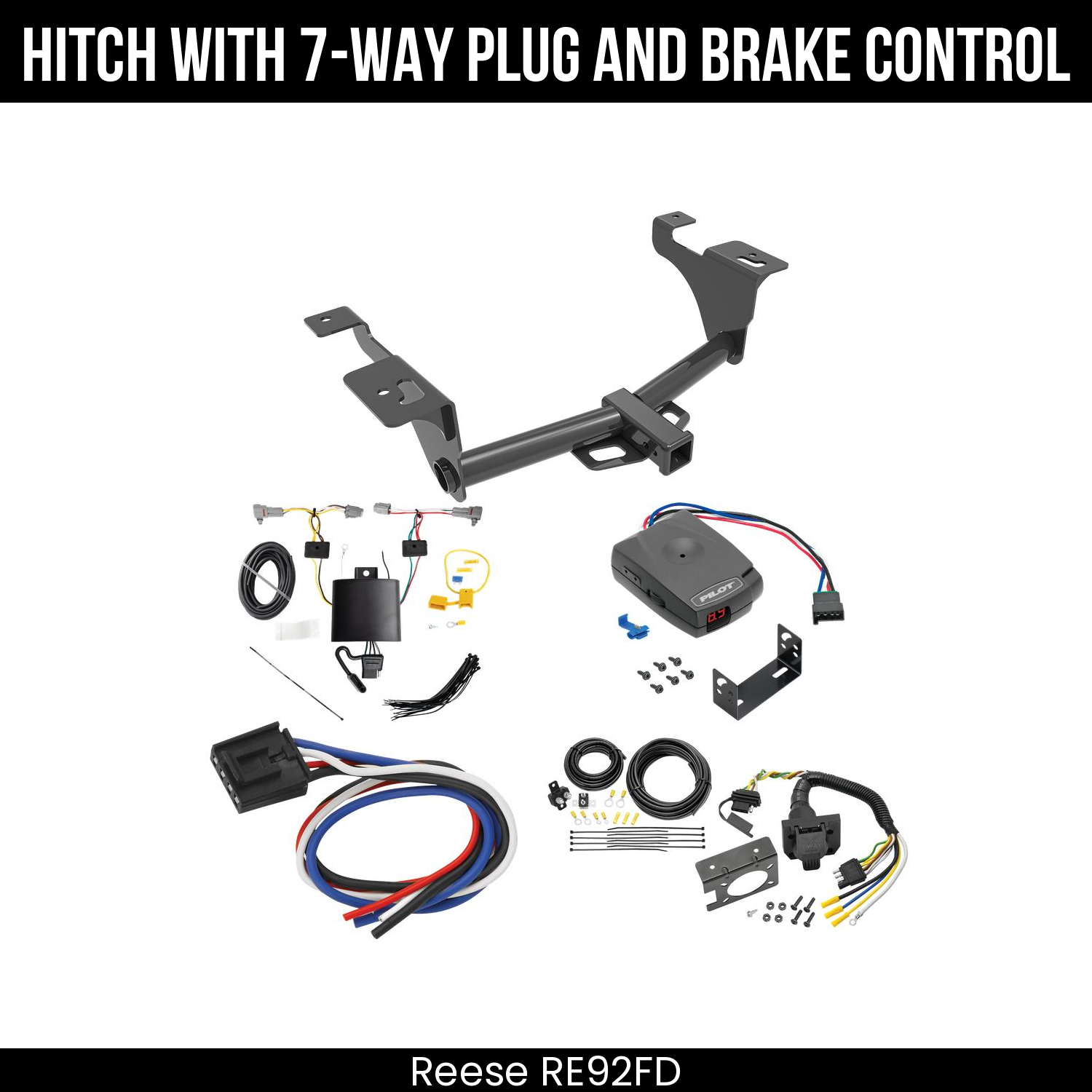 Trailer Hitch , 7-Way , Pro Series Pilot Brake Control