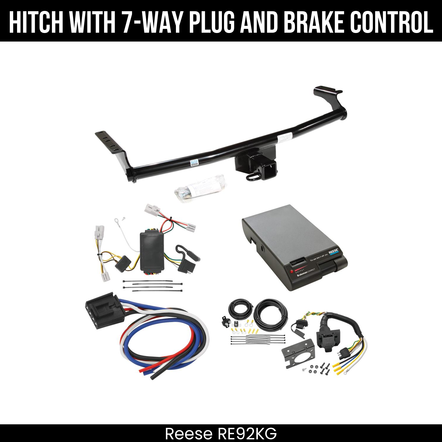 Trailer Hitch , 7-Way , Reese Brakeman Brake Control