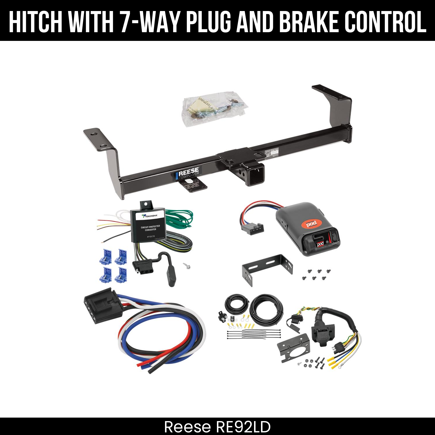 Trailer Hitch , 7-Way , Pro Series POD Brake Control
