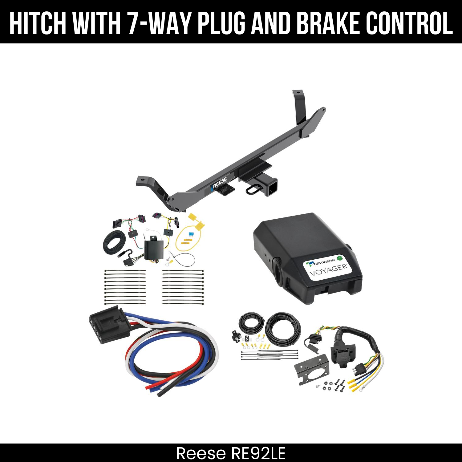 Trailer Hitch , 7-Way , Tekonsha Voyager Brake Control