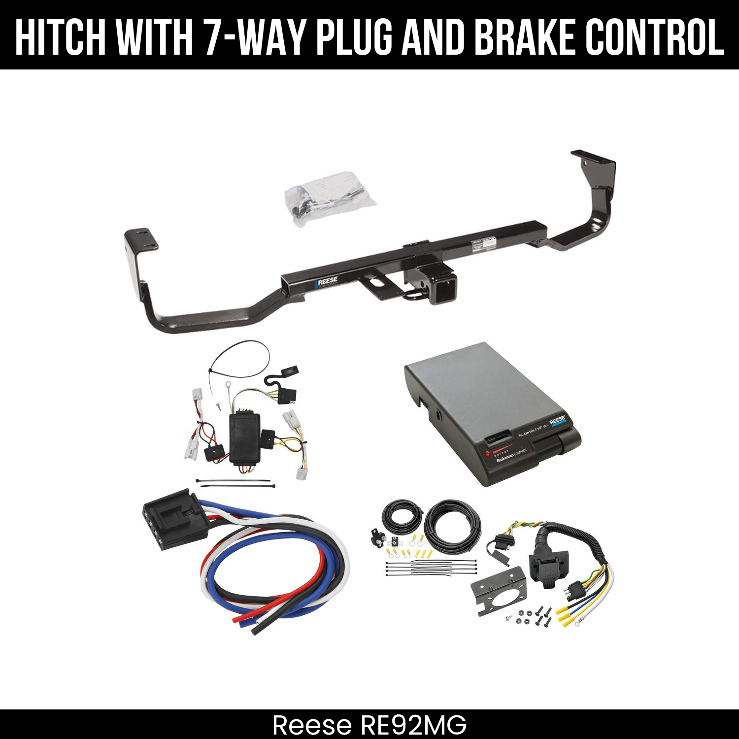 Trailer Hitch , 7-Way , Reese Brakeman Brake Control