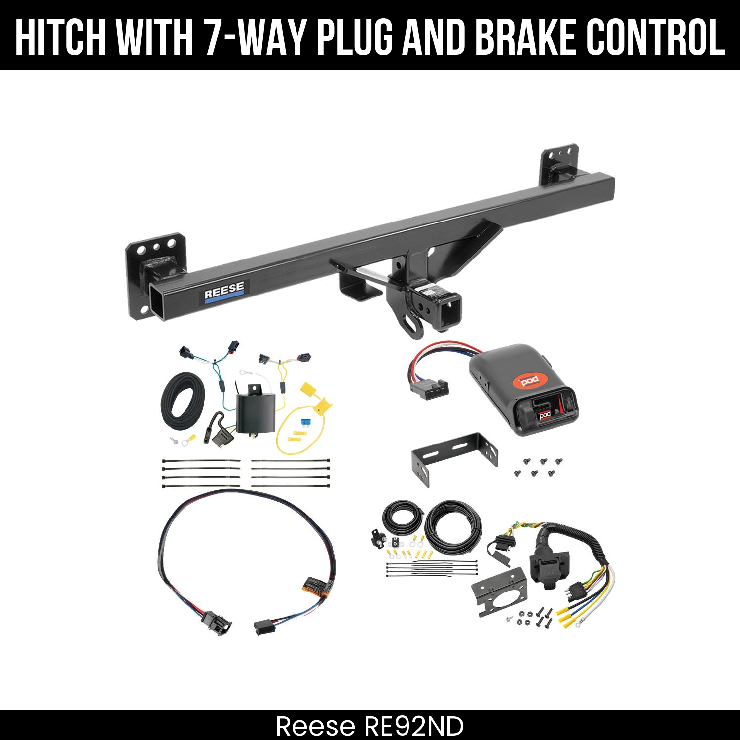 Trailer Hitch , 7-Way , Pro Series POD Brake Control
