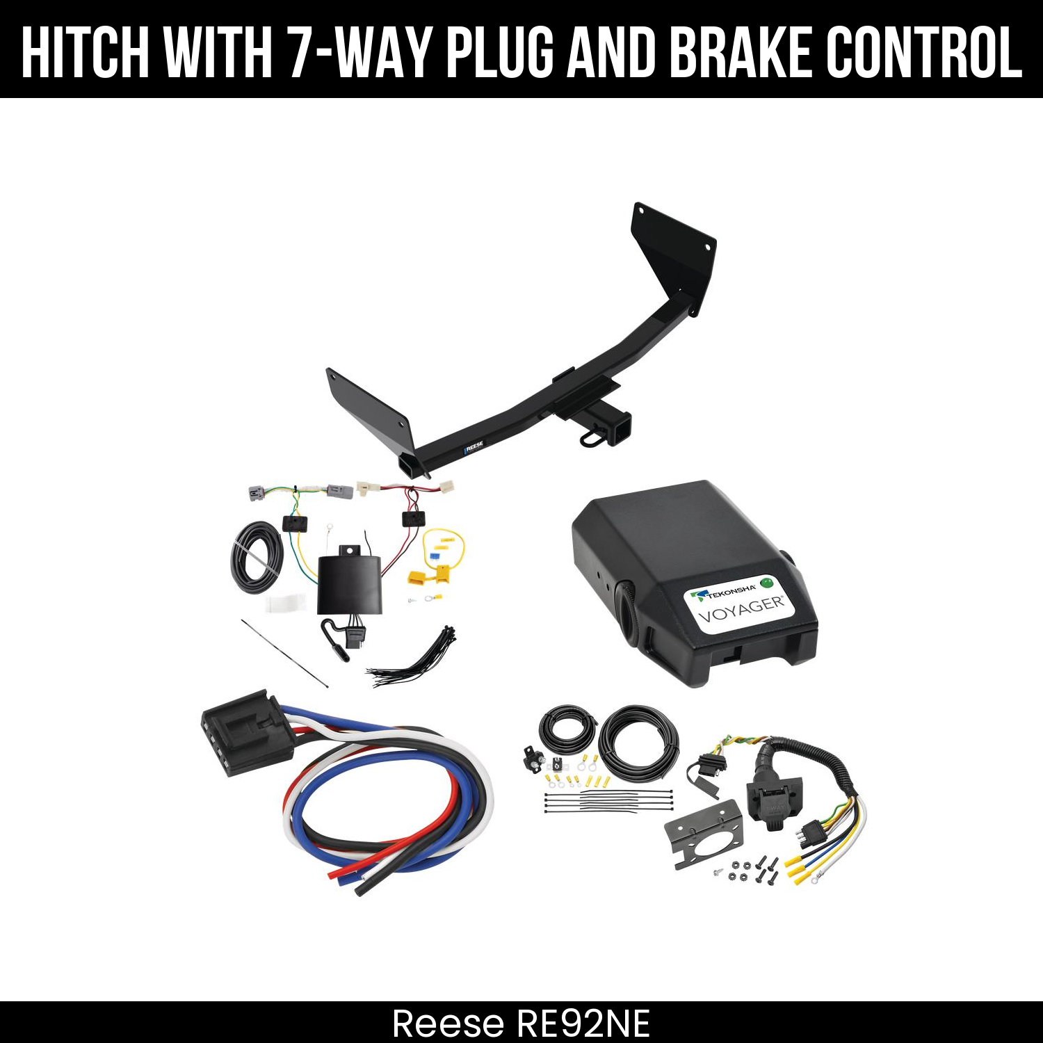Trailer Hitch , 7-Way , Tekonsha Voyager Brake Control