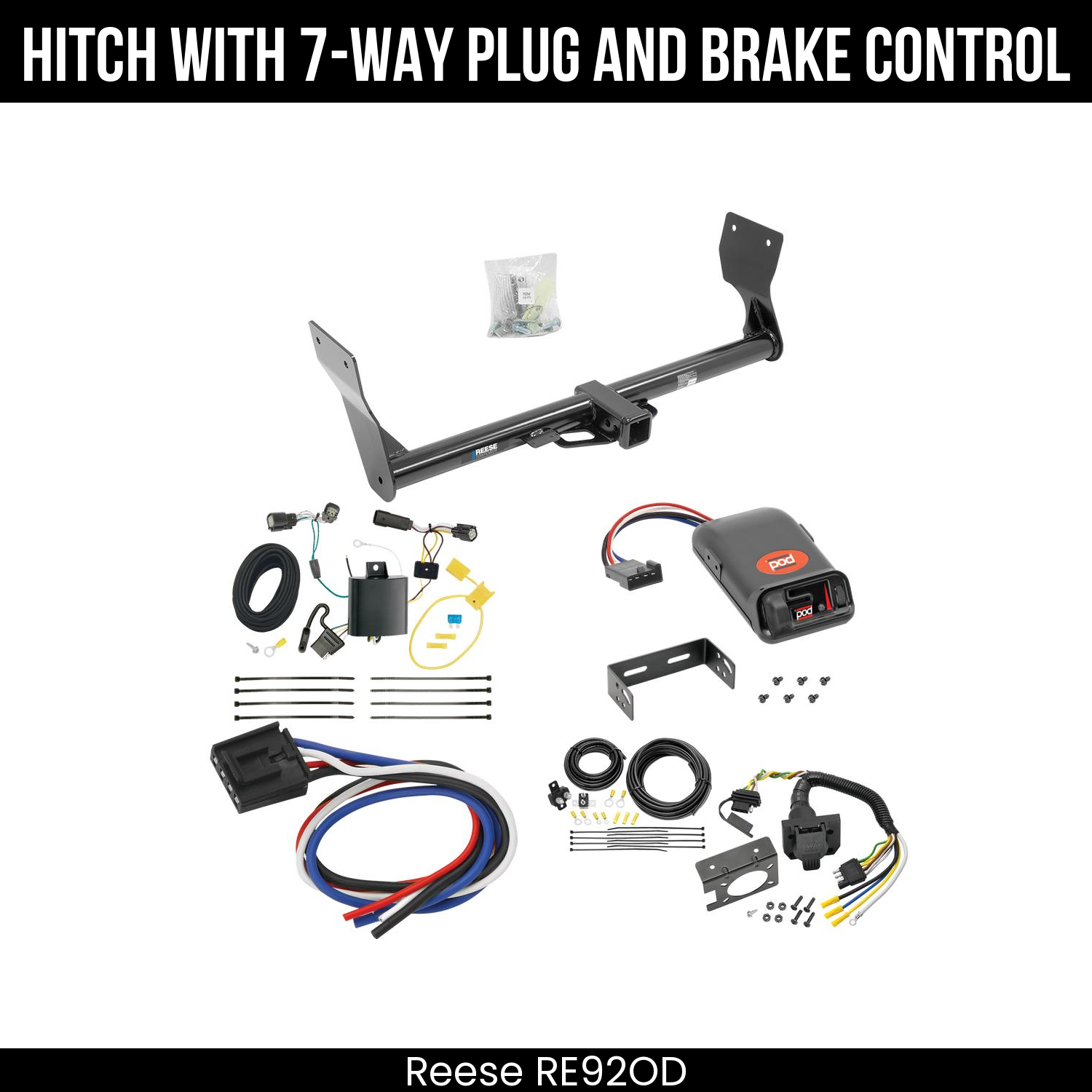 Trailer Hitch , 7-Way , Pro Series POD Brake Control