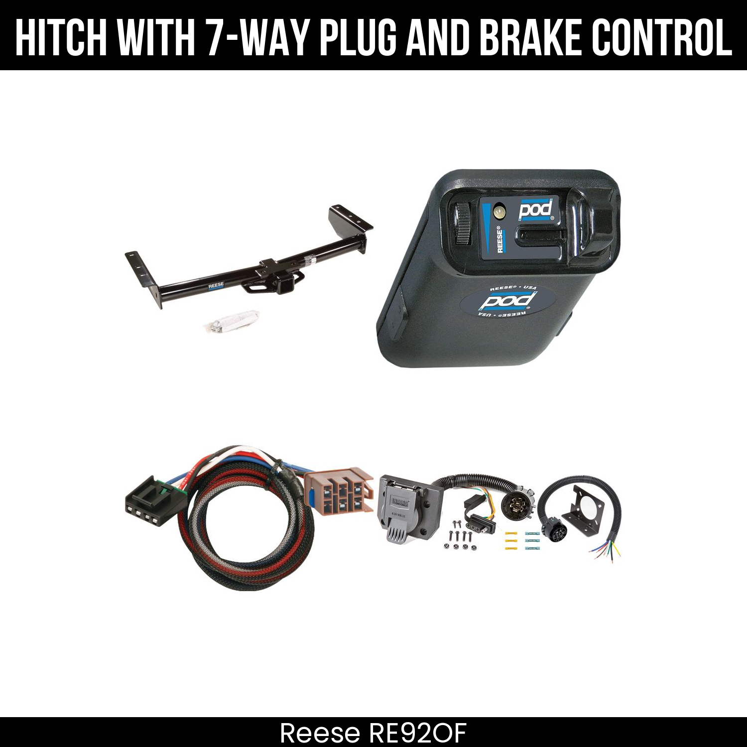 Trailer Hitch , 7-Way , Reese POD Brake Control