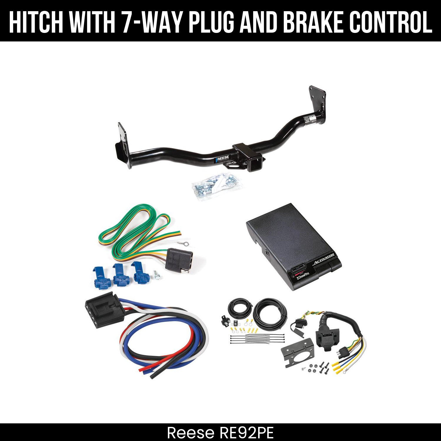 Trailer Hitch , 7-Way , Draw-Tite Activator Brake Control