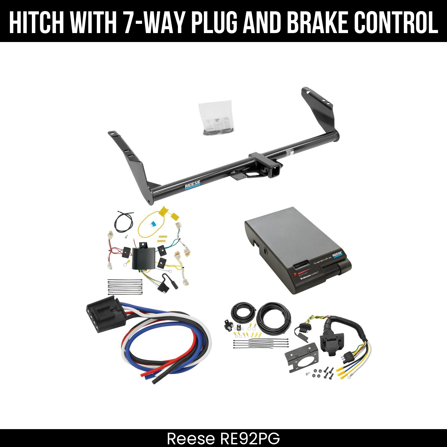 Trailer Hitch , 7-Way , Reese Brakeman Brake Control