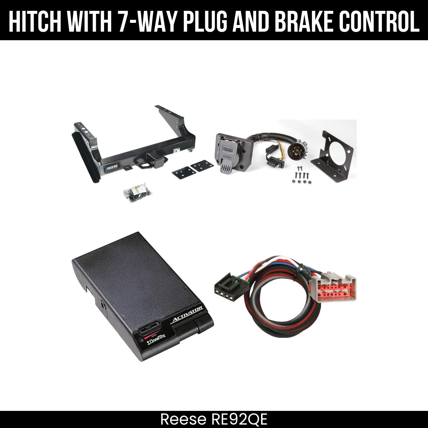 Trailer Hitch , 7-Way , Draw-Tite Activator Brake Control