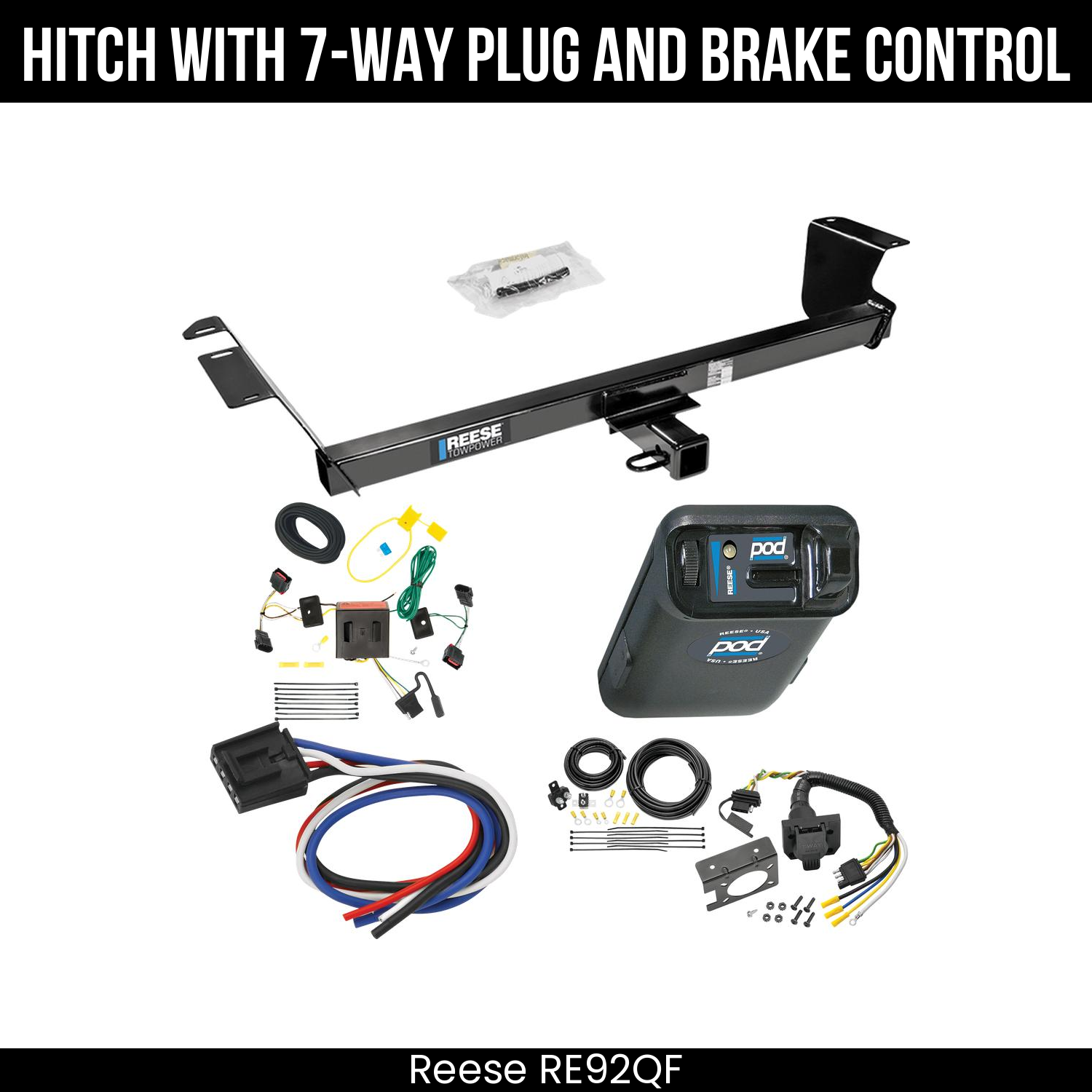 Trailer Hitch , 7-Way , Reese POD Brake Control