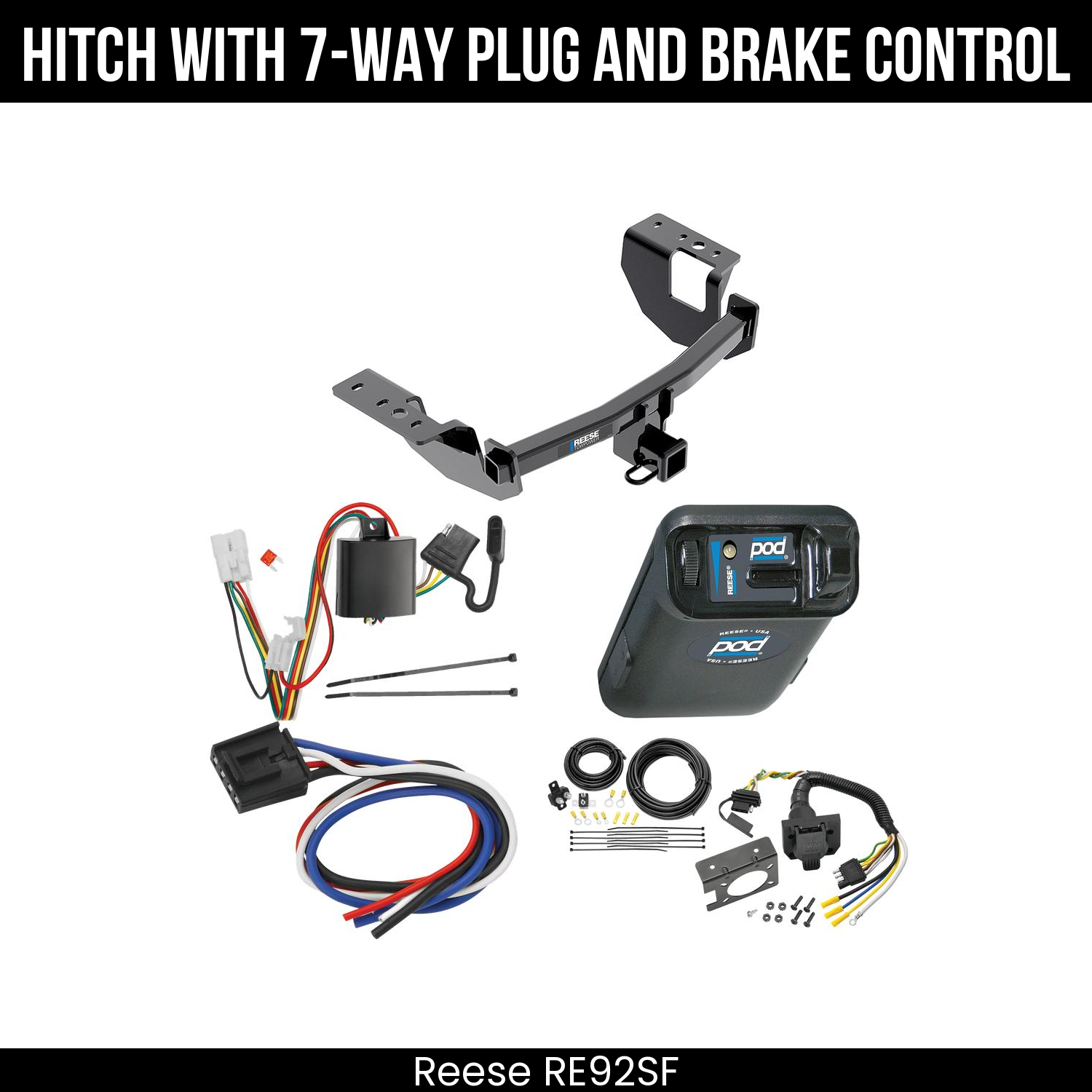 Trailer Hitch , 7-Way , Reese POD Brake Control