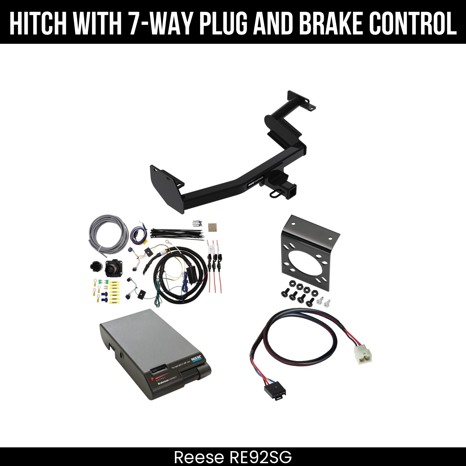 Trailer Hitch , 7-Way , Reese Brakeman Brake Control