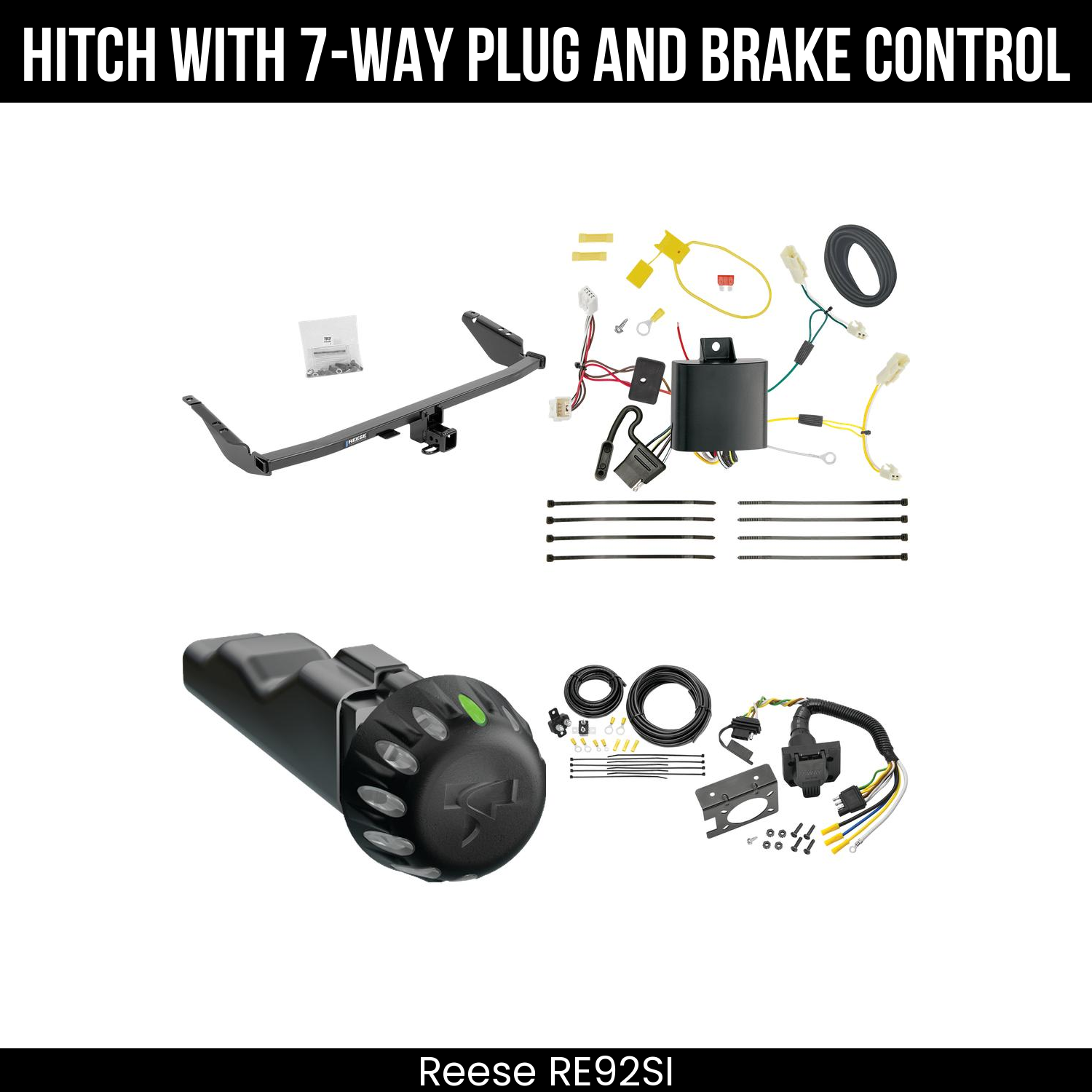 Trailer Hitch , 7-Way , Tekonsha Voyager iD Smart Brake Control