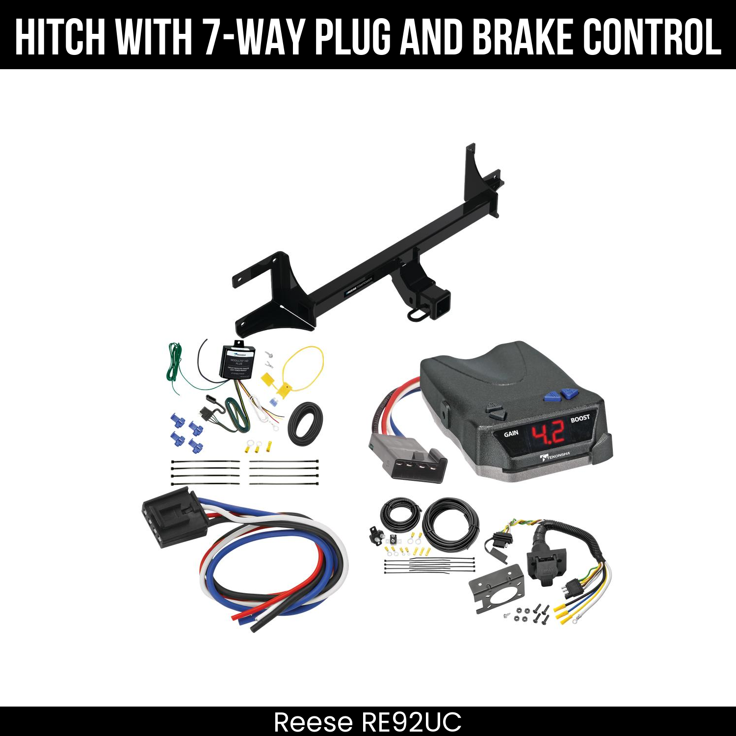 Trailer Hitch , 7-Way , Tekonsha Brake EVN Control
