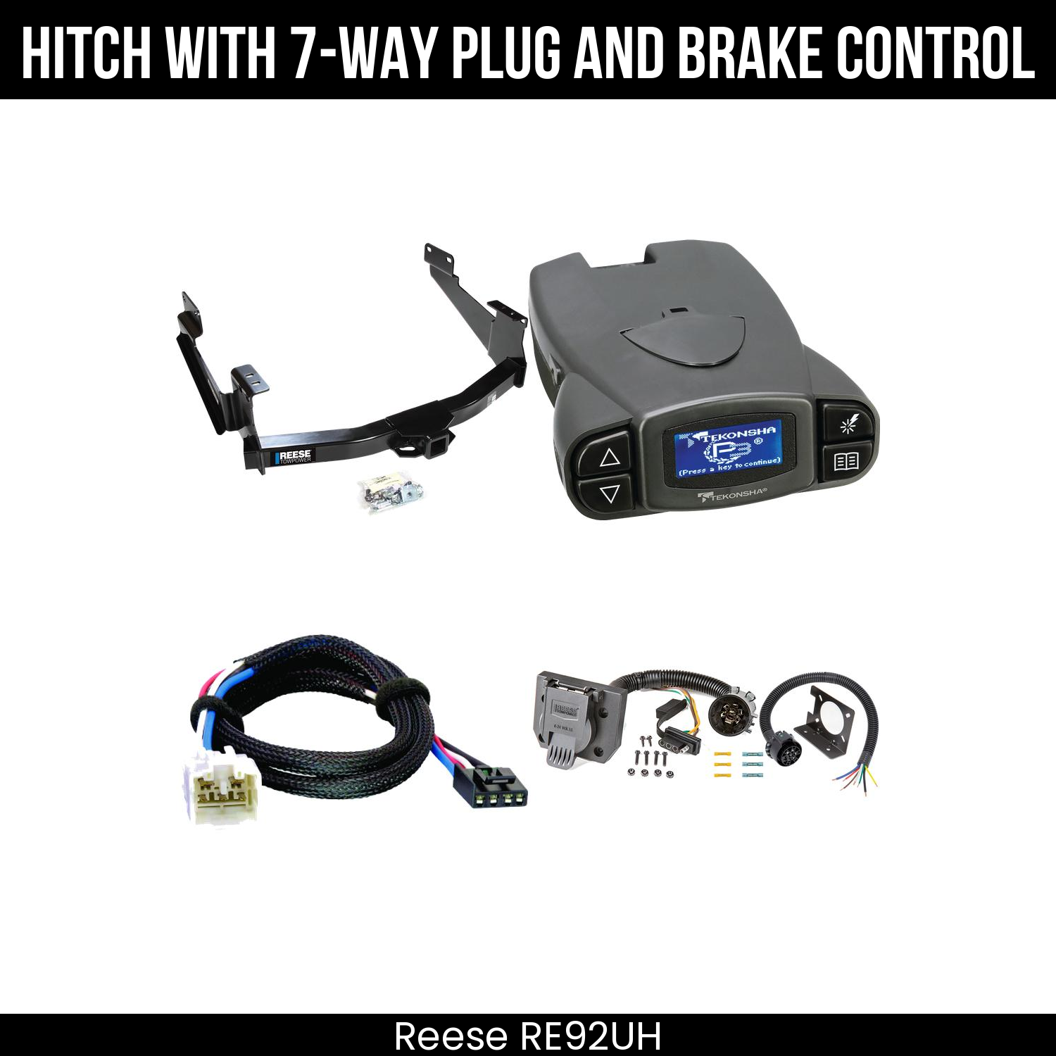 Trailer Hitch , 7-Way , Tekonsha Prodigy P3 Brake Control