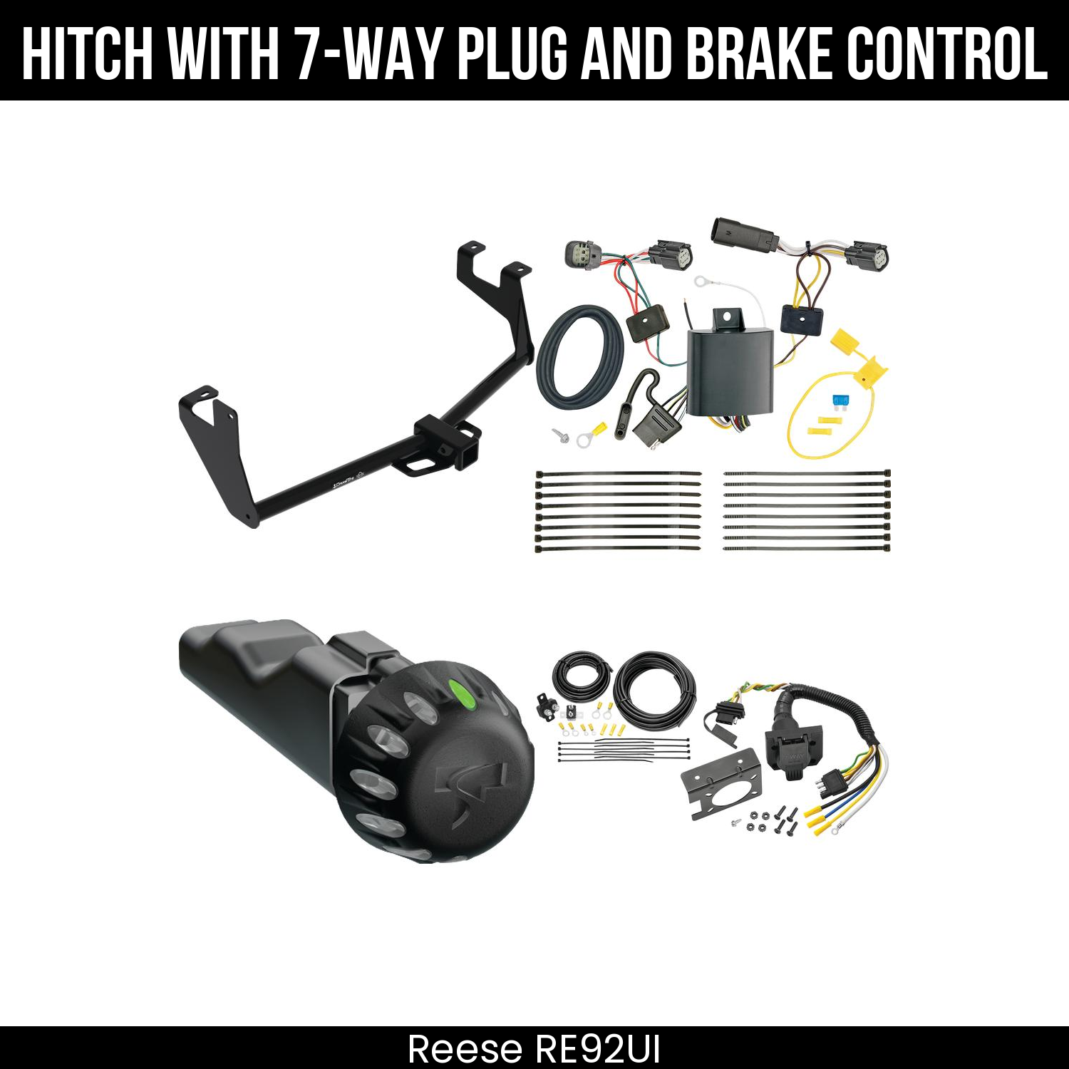 Trailer Hitch , 7-Way , Tekonsha Voyager iD Smart Brake Control