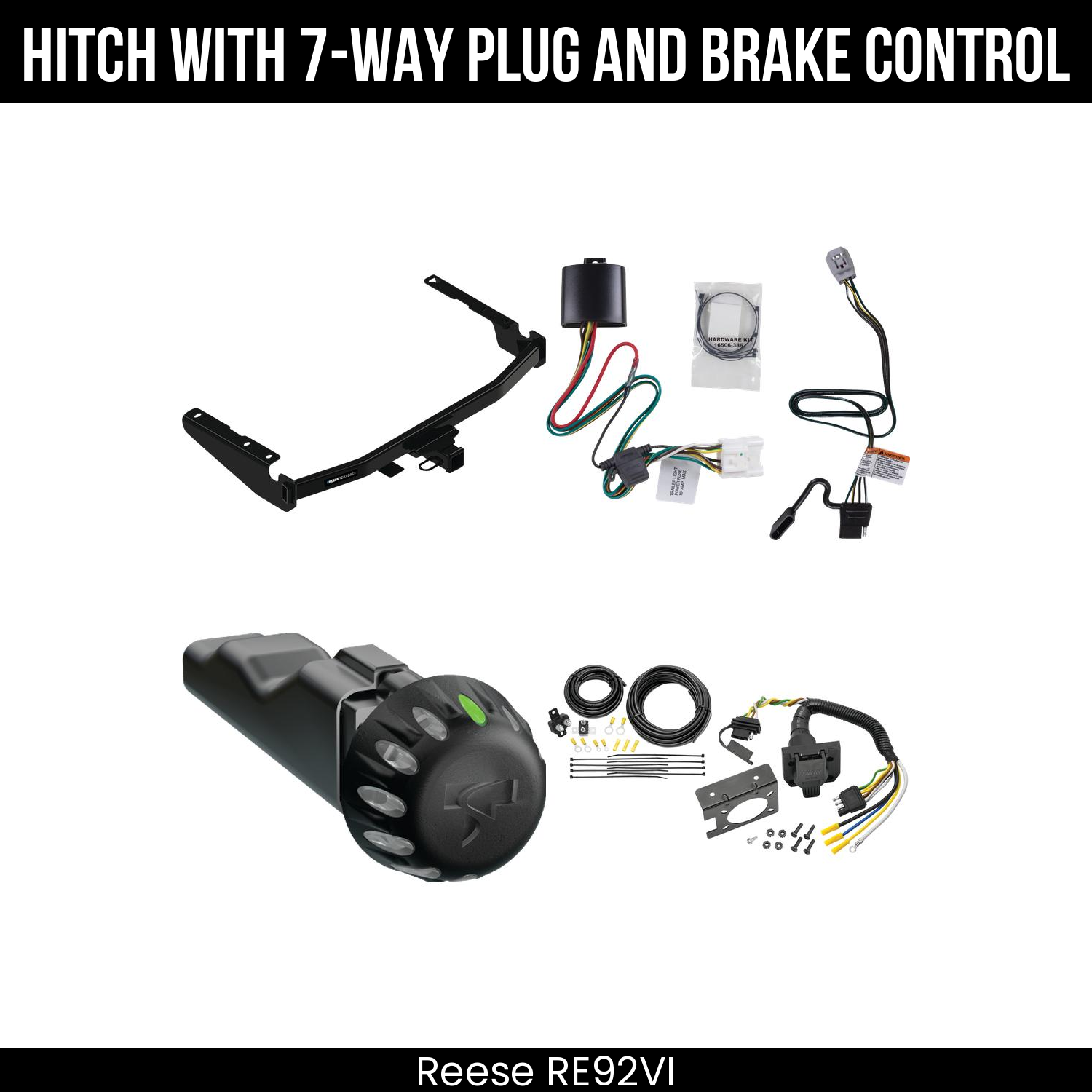 Trailer Hitch , 7-Way , Tekonsha Voyager iD Smart Brake Control