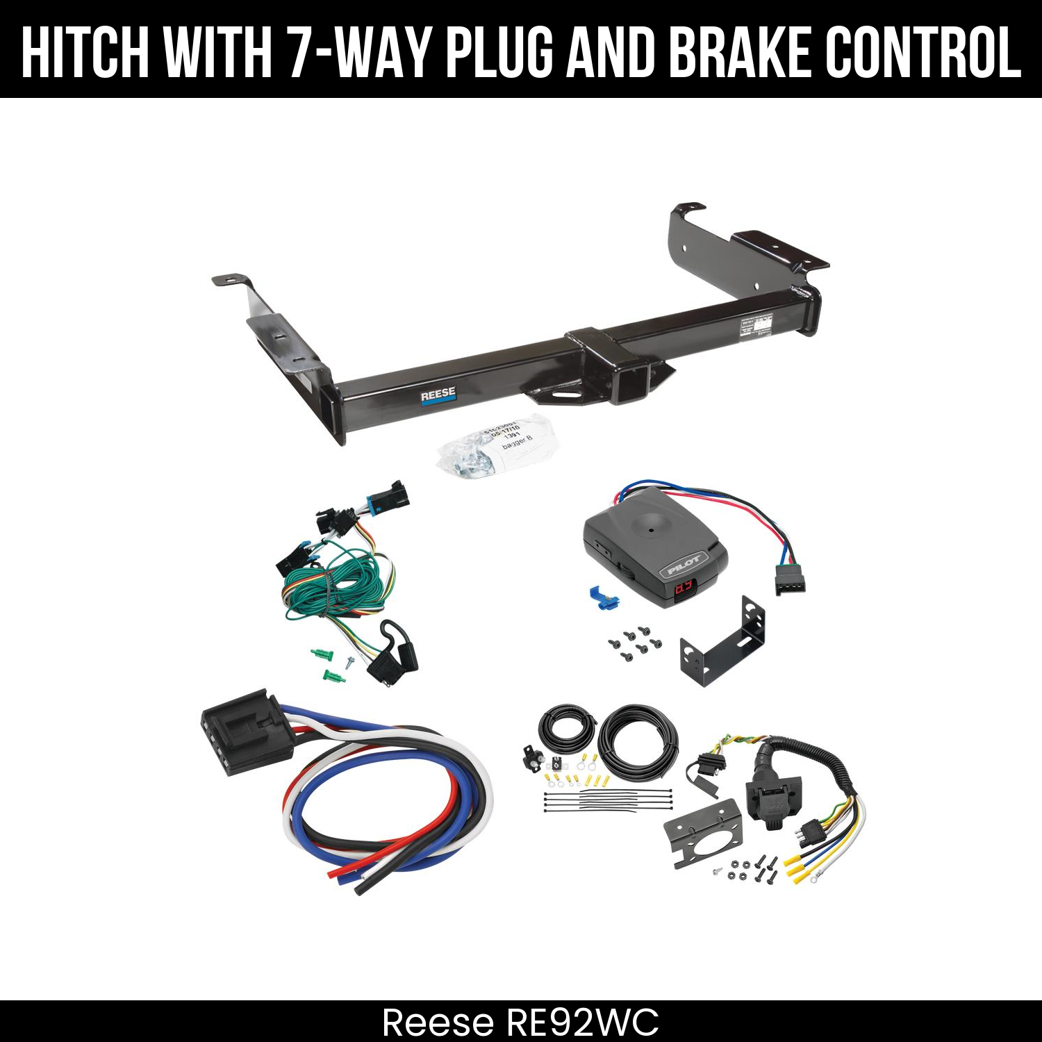 Trailer Hitch , 7-Way , Pro Series Pilot Brake Control