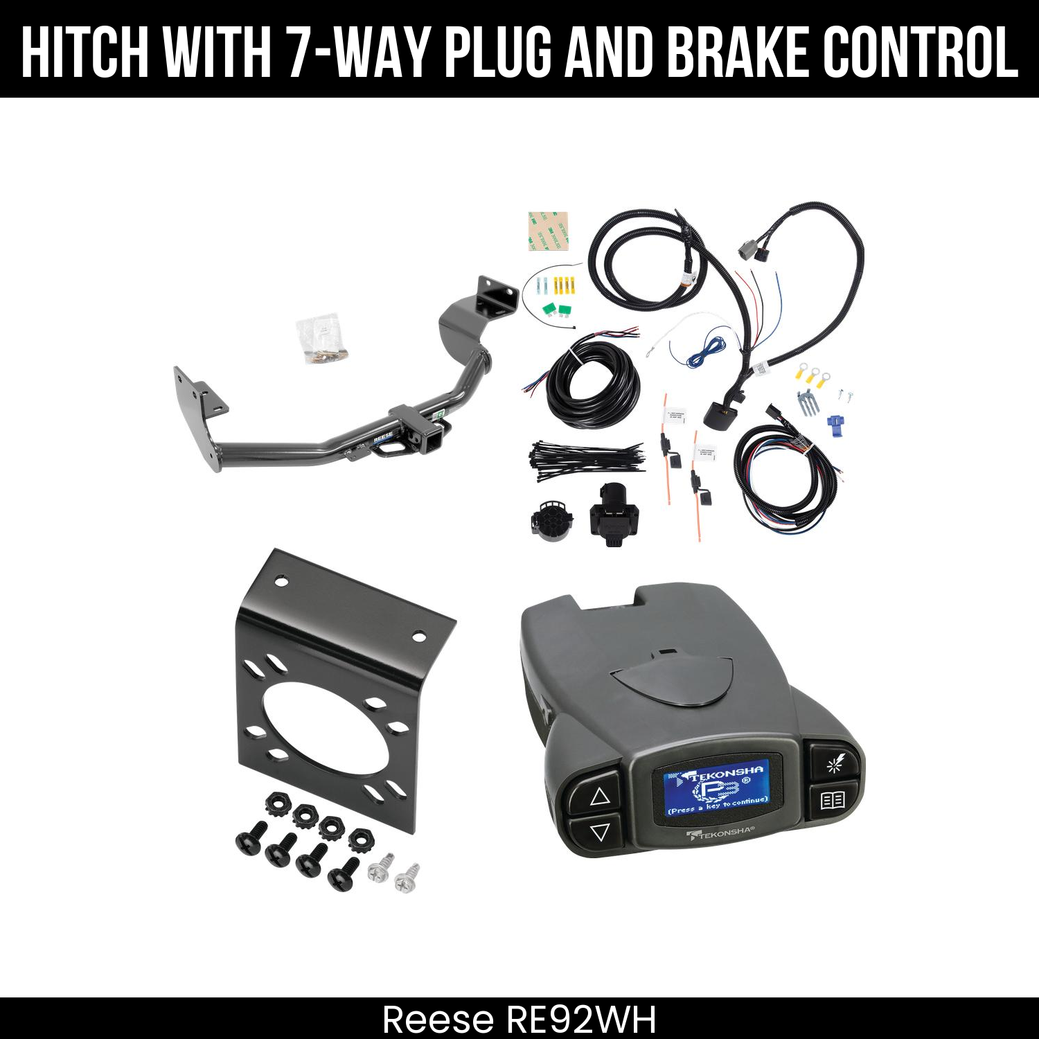 Trailer Hitch , 7-Way , Tekonsha Prodigy P3 Brake Control