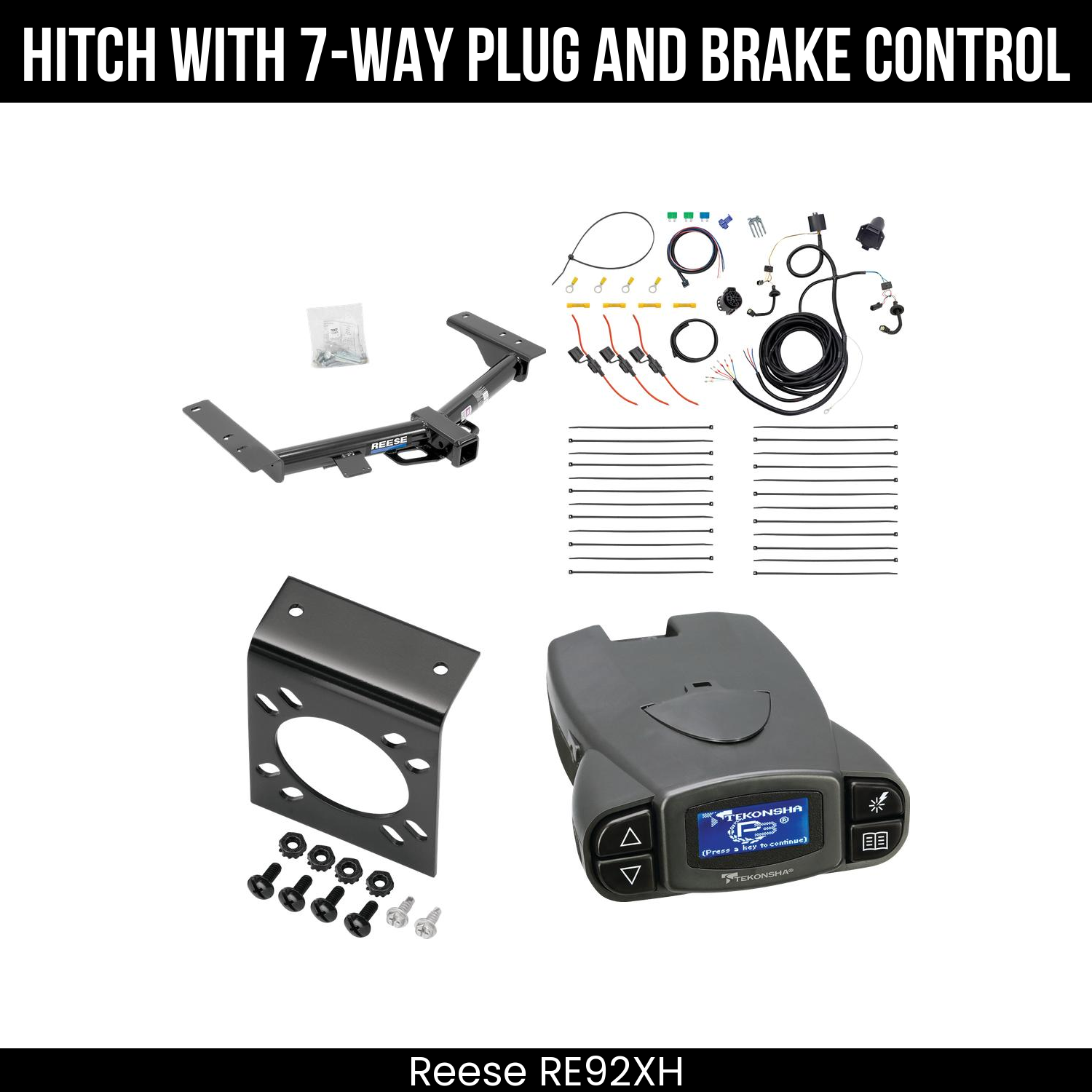 Trailer Hitch , 7-Way , Tekonsha Prodigy P3 Brake Control