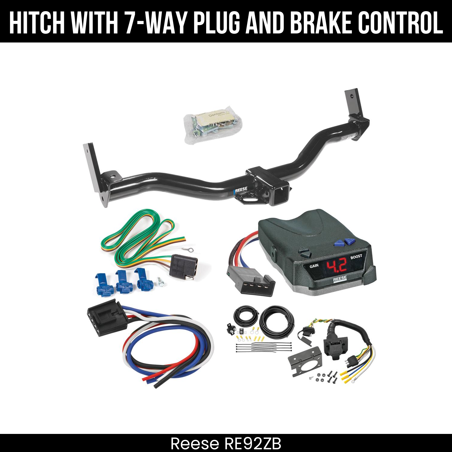 Trailer Hitch , 7-Way , Reese Brake EVN Control