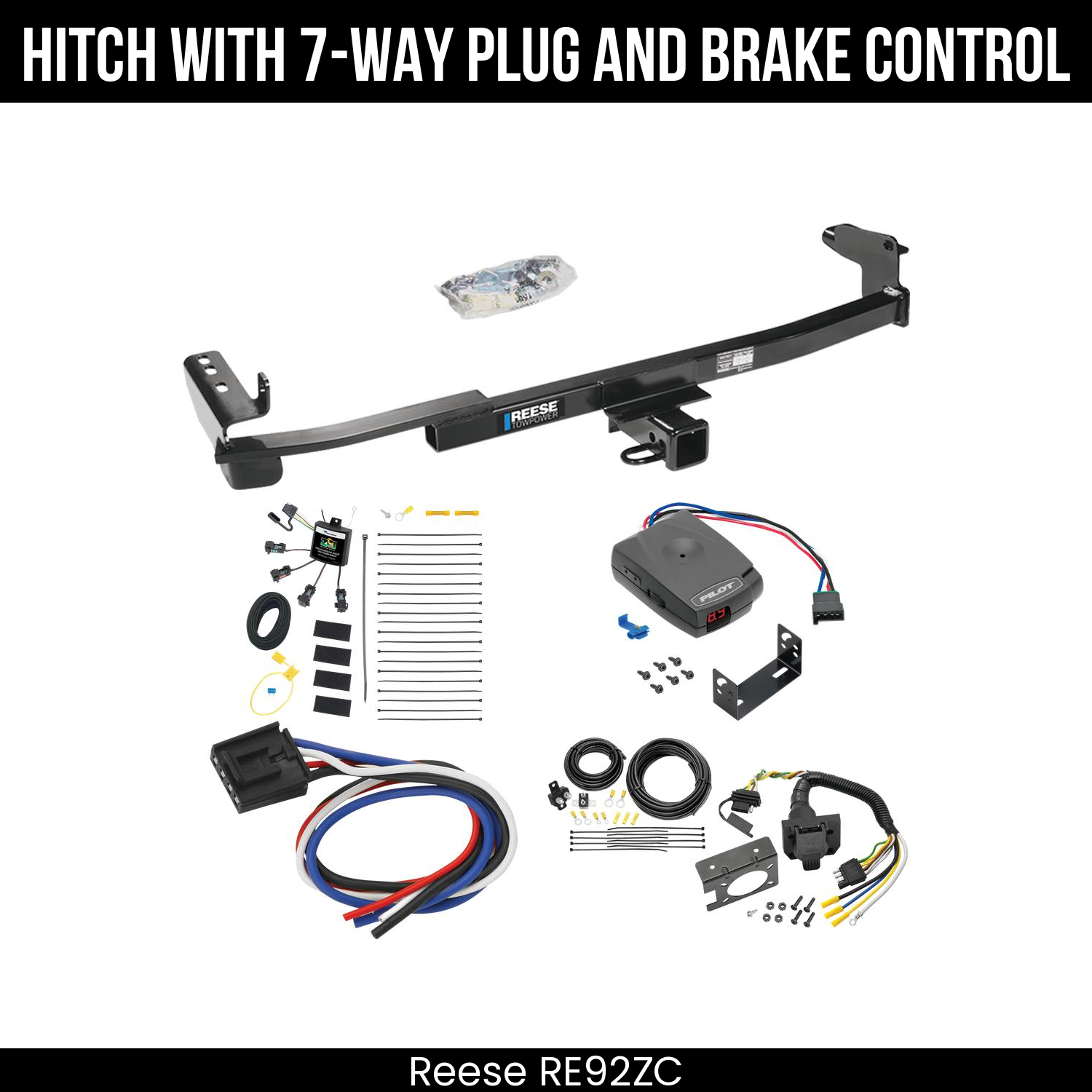 Trailer Hitch , 7-Way , Pro Series Pilot Brake Control