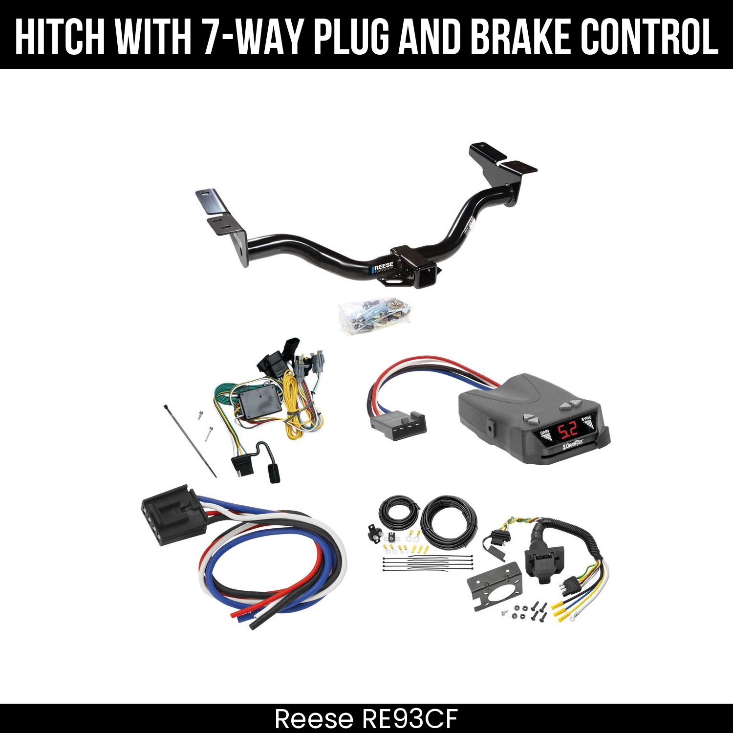Trailer Hitch , 7-Way , Draw-Tite Activator IV Brake Control