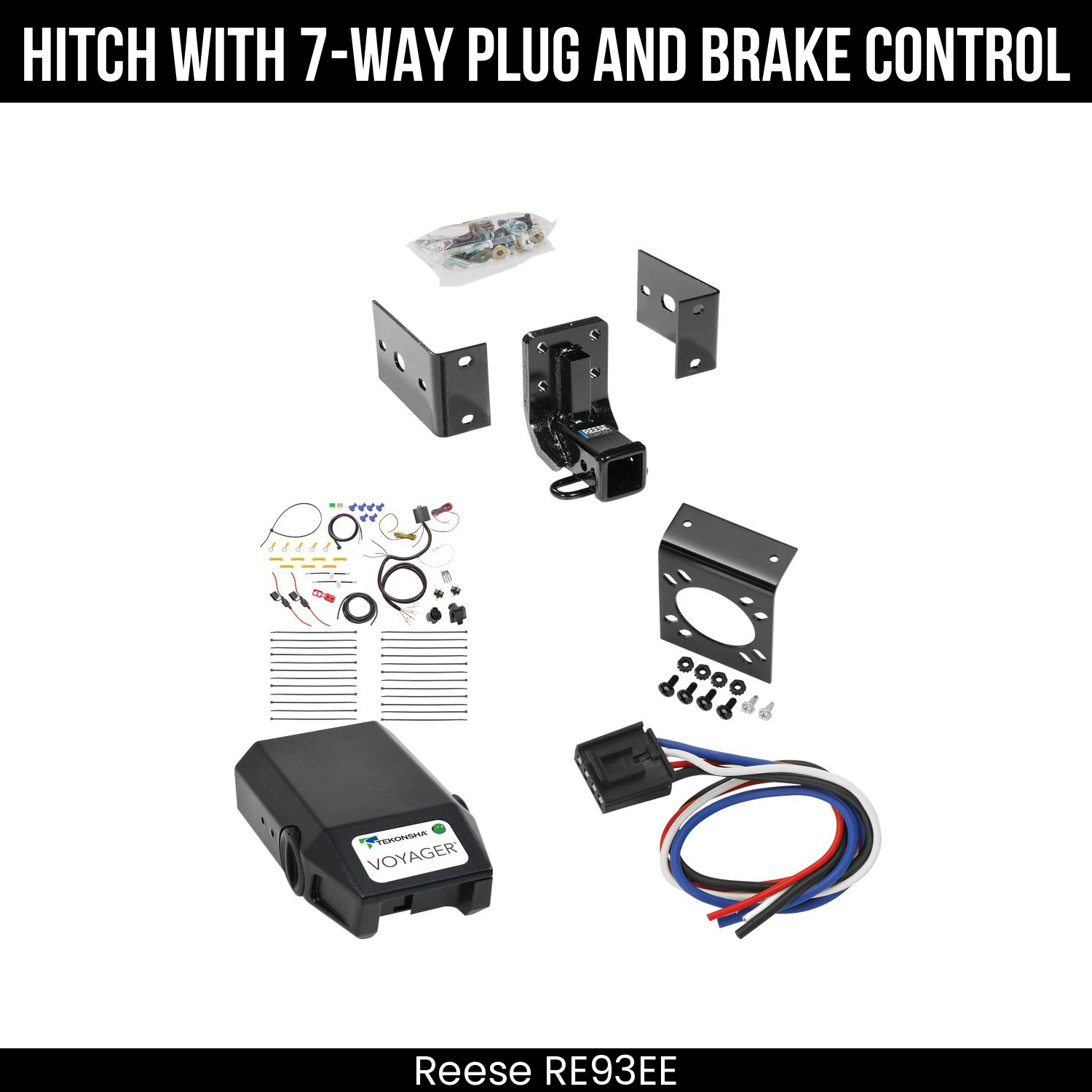 Trailer Hitch , 7-Way , Tekonsha Voyager Brake Control