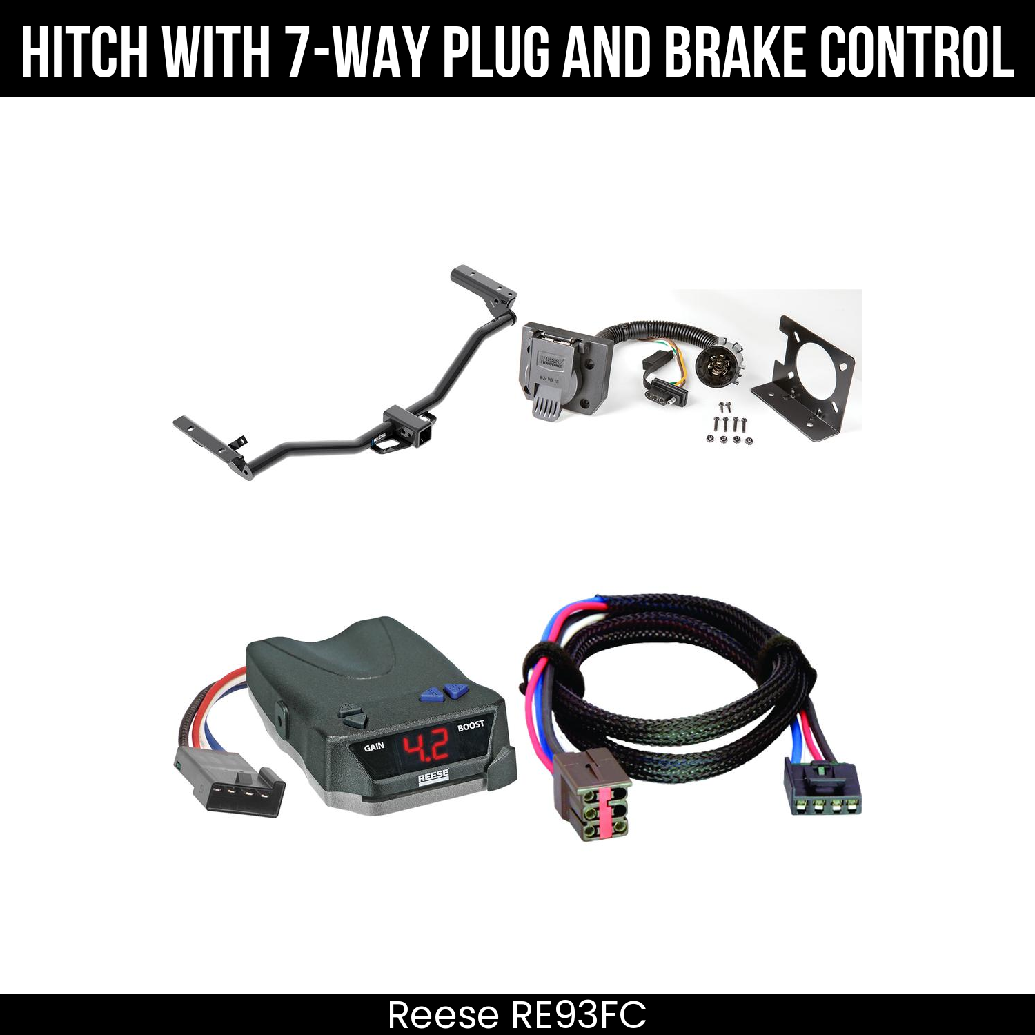 Trailer Hitch , 7-Way , Reese Brake EVN Control
