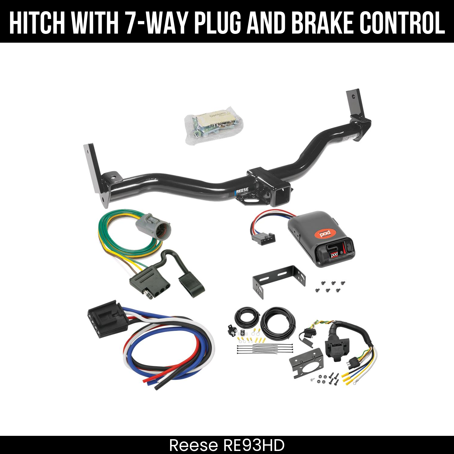 Trailer Hitch , 7-Way , Pro Series POD Brake Control