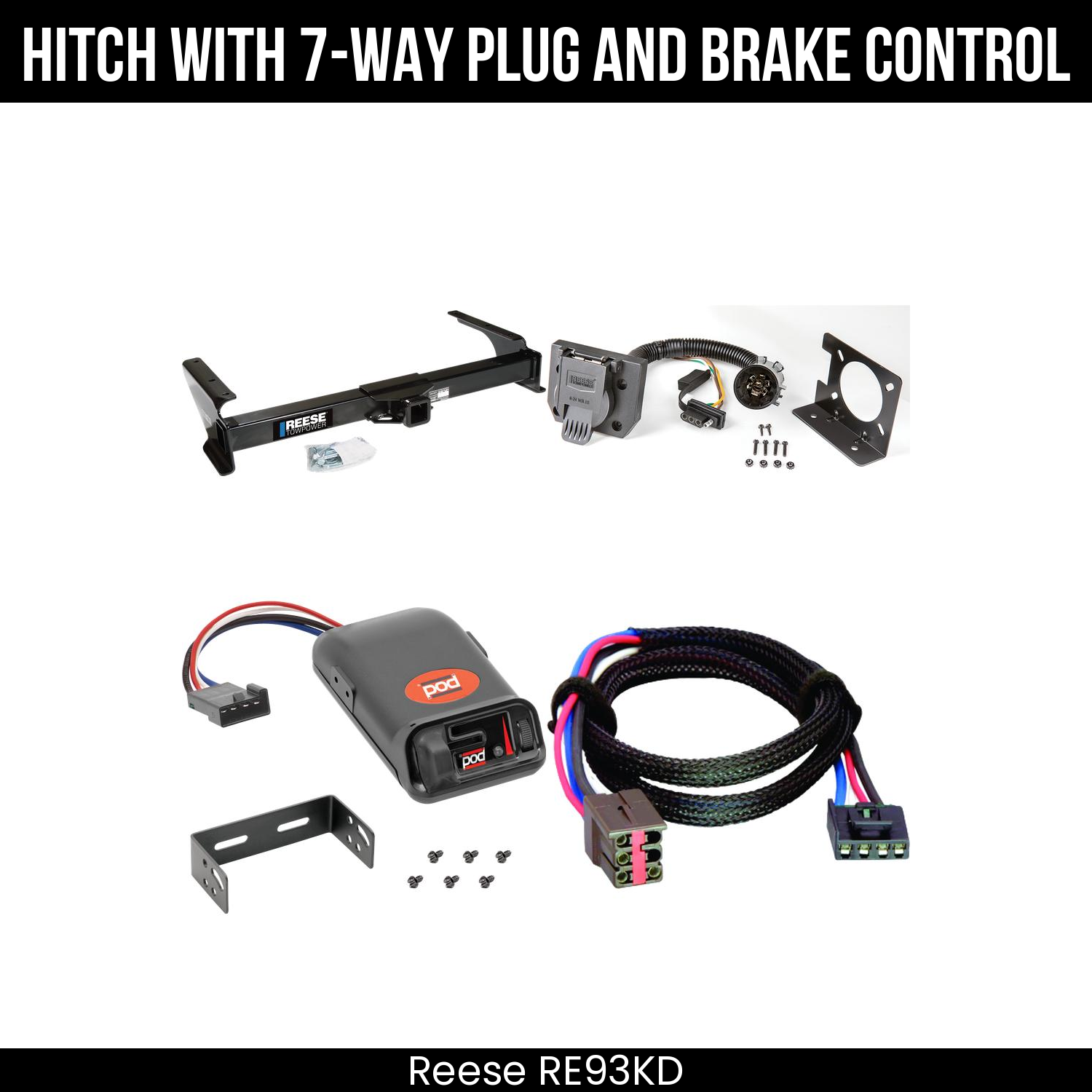 Trailer Hitch , 7-Way , Pro Series POD Brake Control