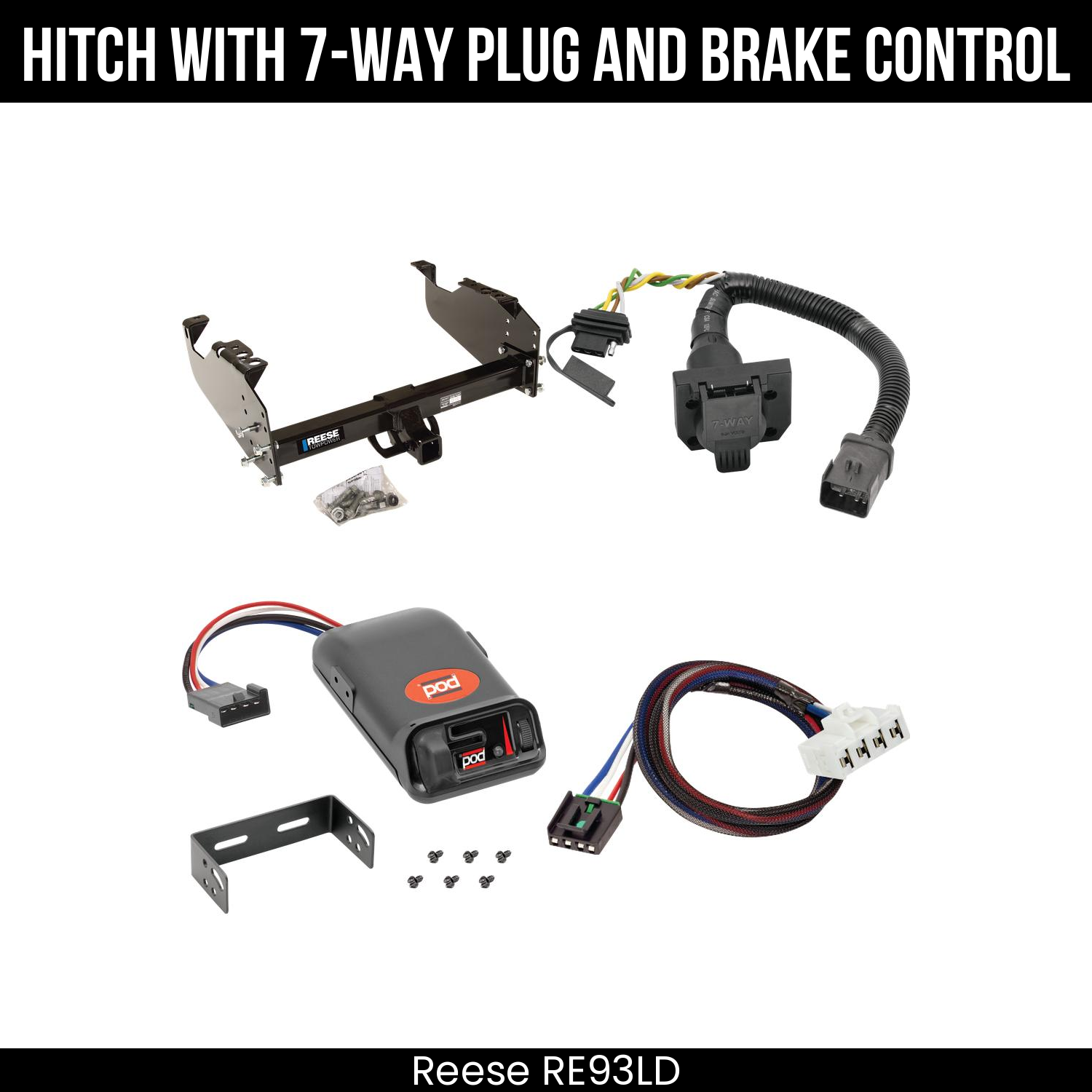 Trailer Hitch , 7-Way , Pro Series POD Brake Control