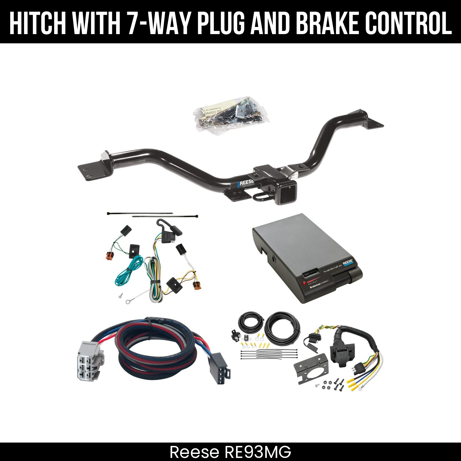 Trailer Hitch , 7-Way , Reese Brakeman Brake Control