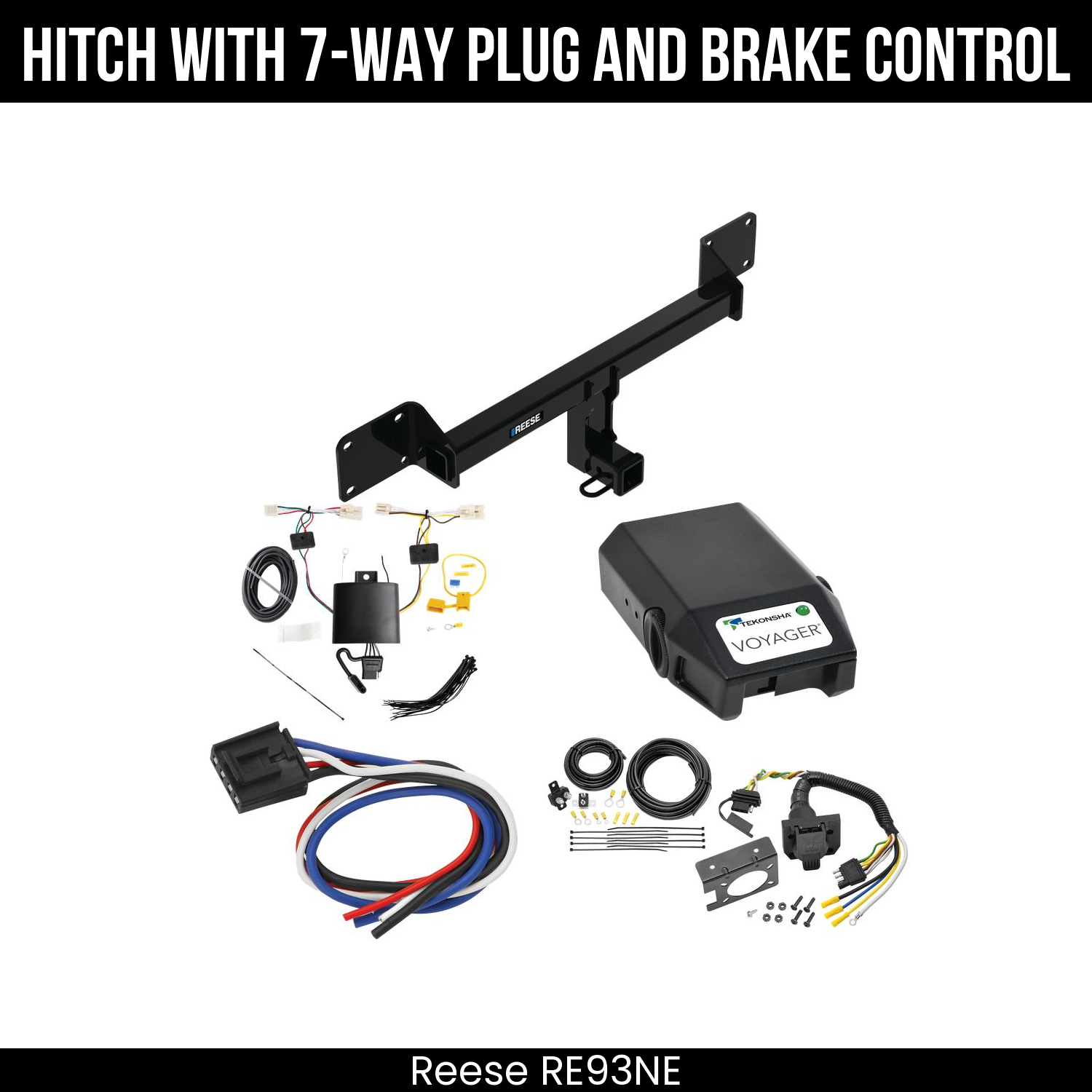 Trailer Hitch , 7-Way , Tekonsha Voyager Brake Control