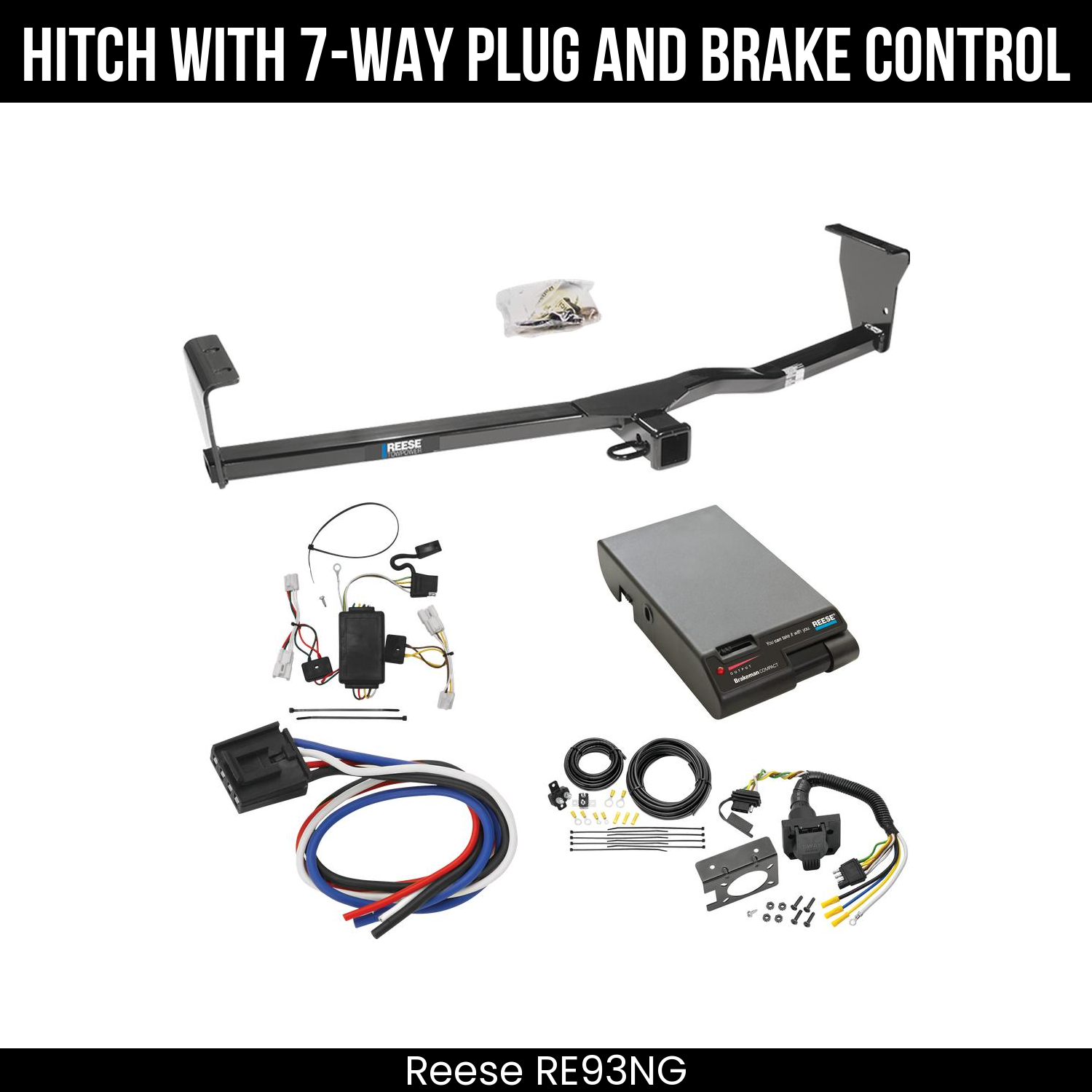 Trailer Hitch , 7-Way , Reese Brakeman Brake Control