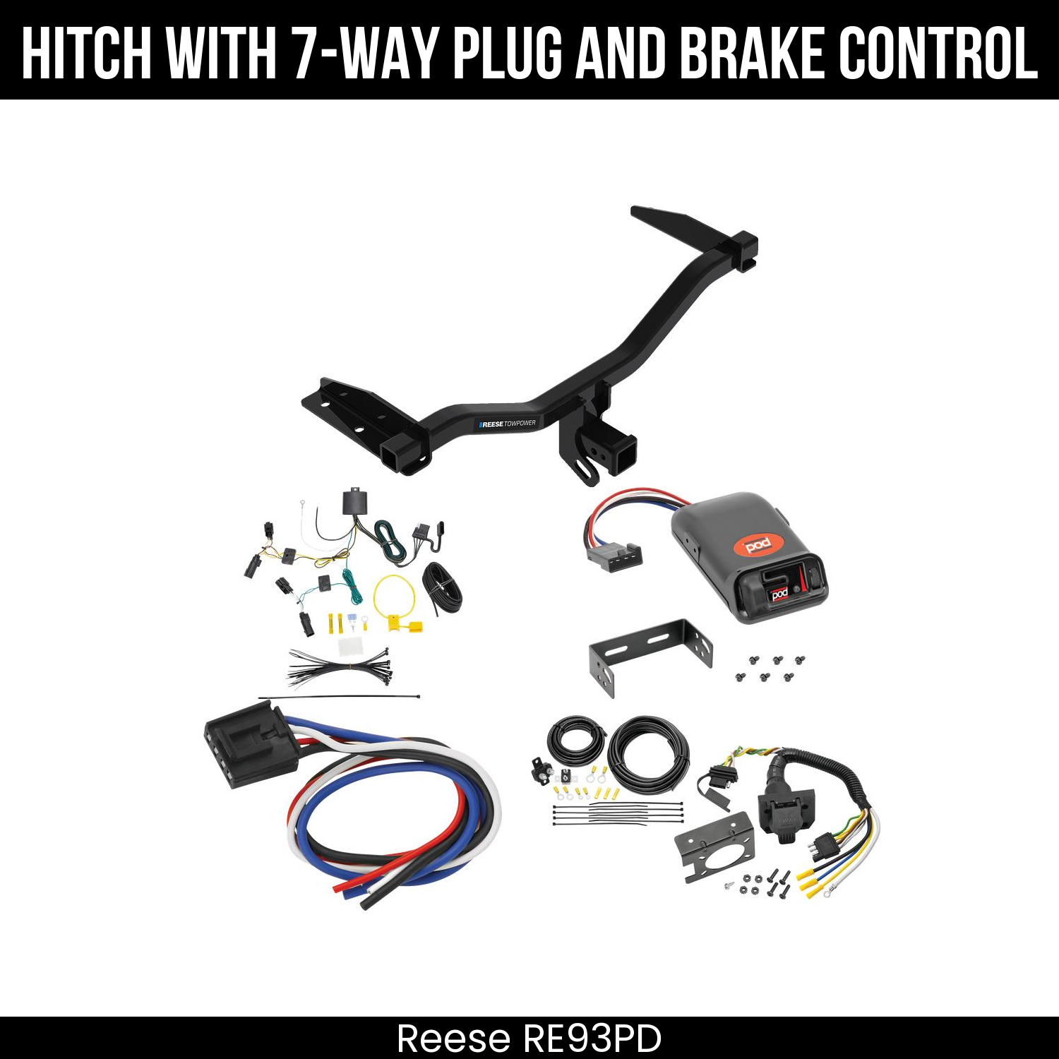 Trailer Hitch , 7-Way , Pro Series POD Brake Control