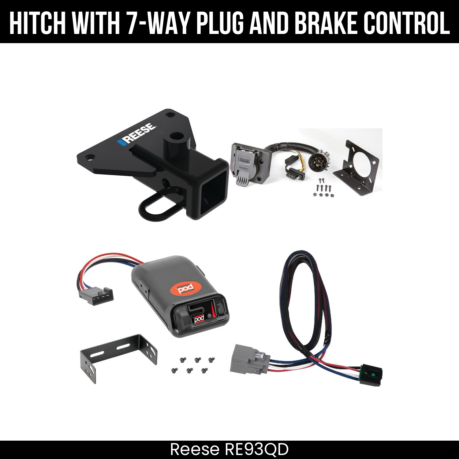 Trailer Hitch , 7-Way , Pro Series POD Brake Control